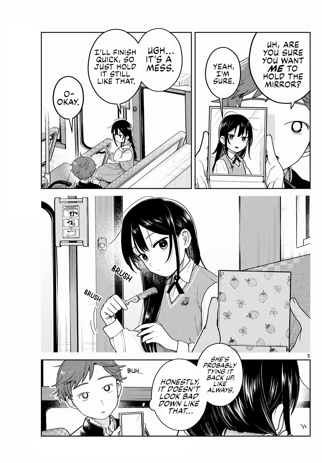 Futari Bus Chapter 6 page 5 - Chapter 6: Let Your Hair Down