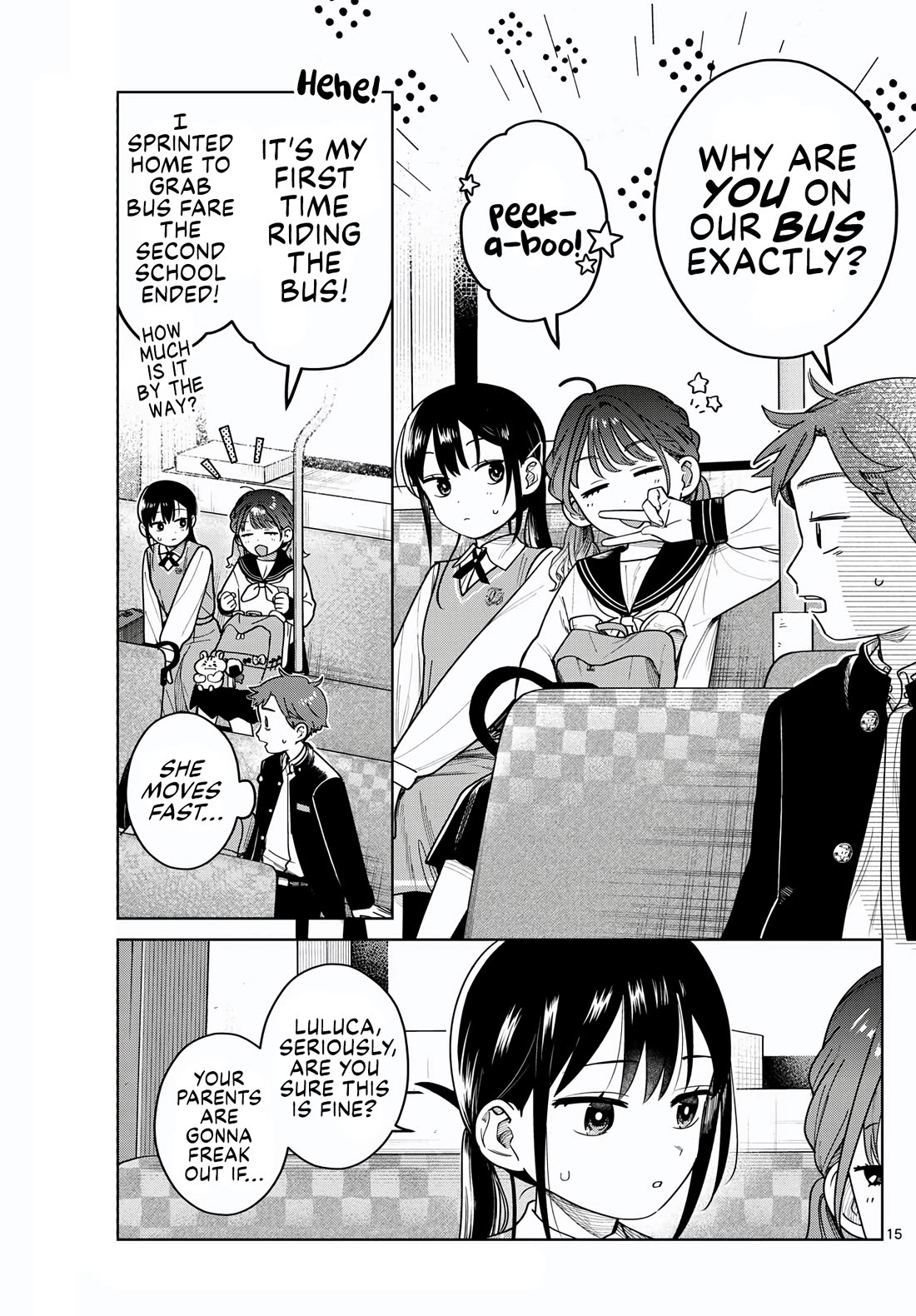 Futari Bus Chapter 7 page 15 - Chapter 7: Luluca Muta