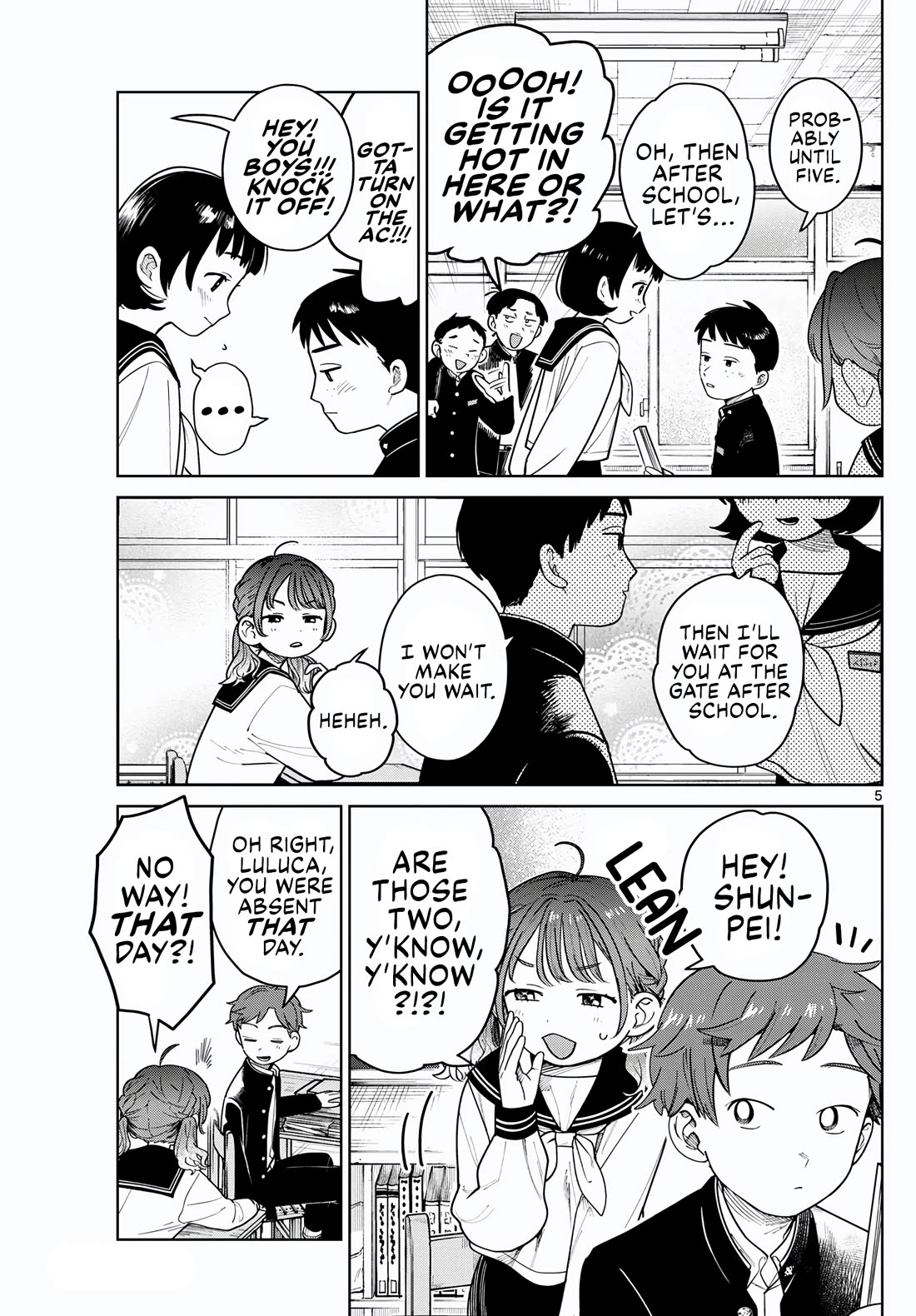 Futari Bus Chapter 7 page 5 - Chapter 7: Luluca Muta