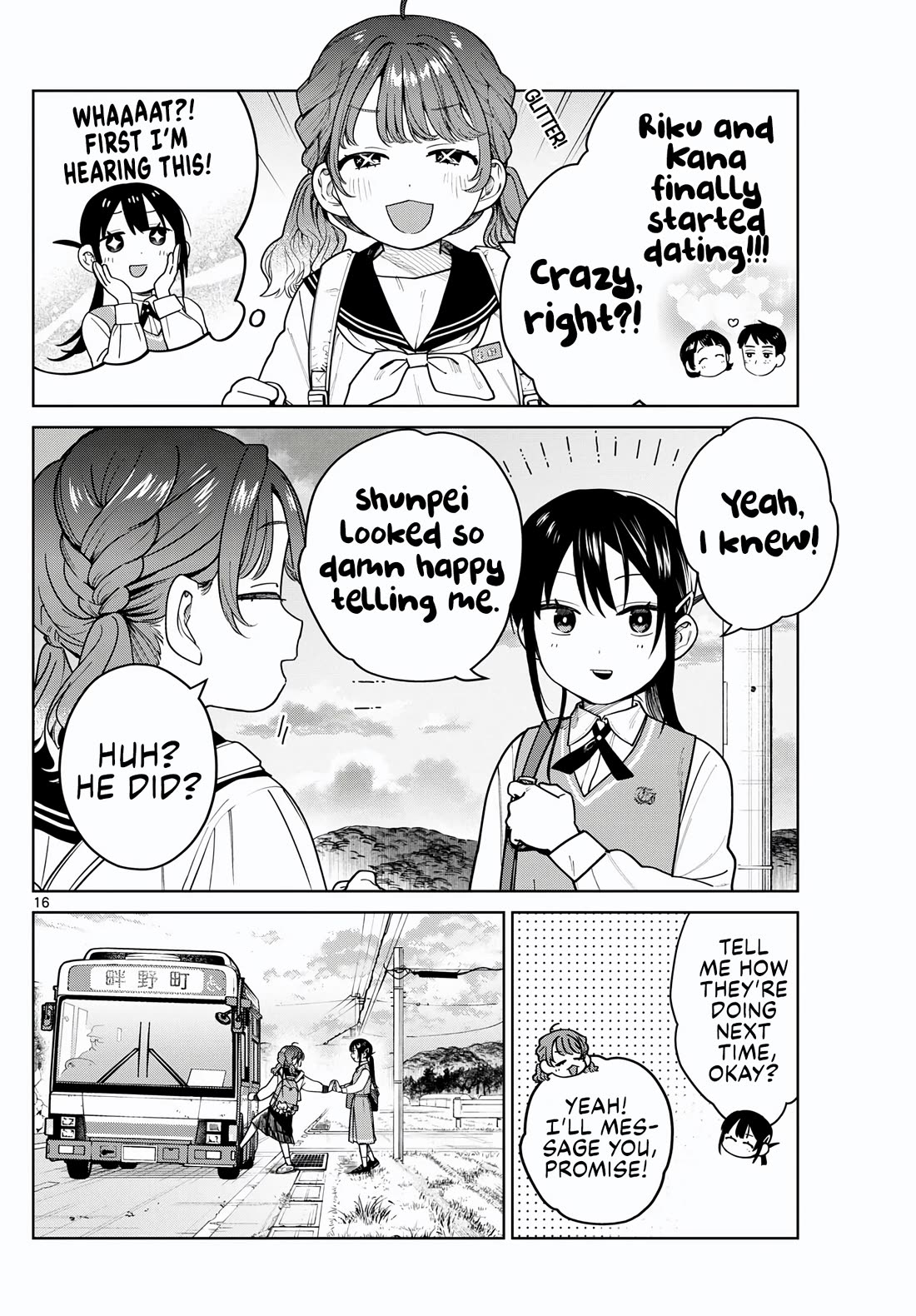 Futari Bus Chapter 8 page 16 - Chapter 8: Someone You Like