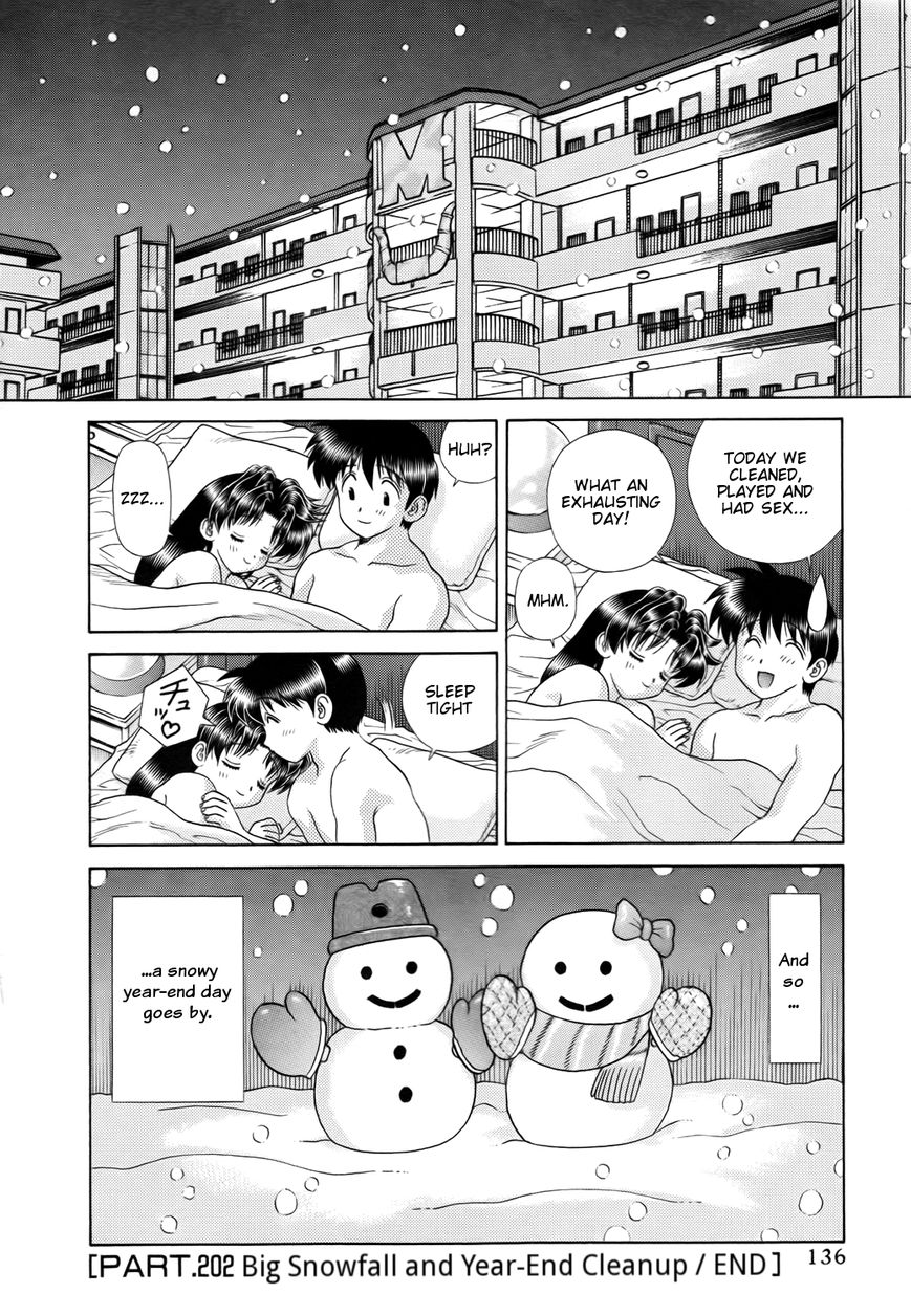 Futari Ecchi Chapter 202 page 21 - Chapter 202 : Big Snowfall and Year-End Cleanup