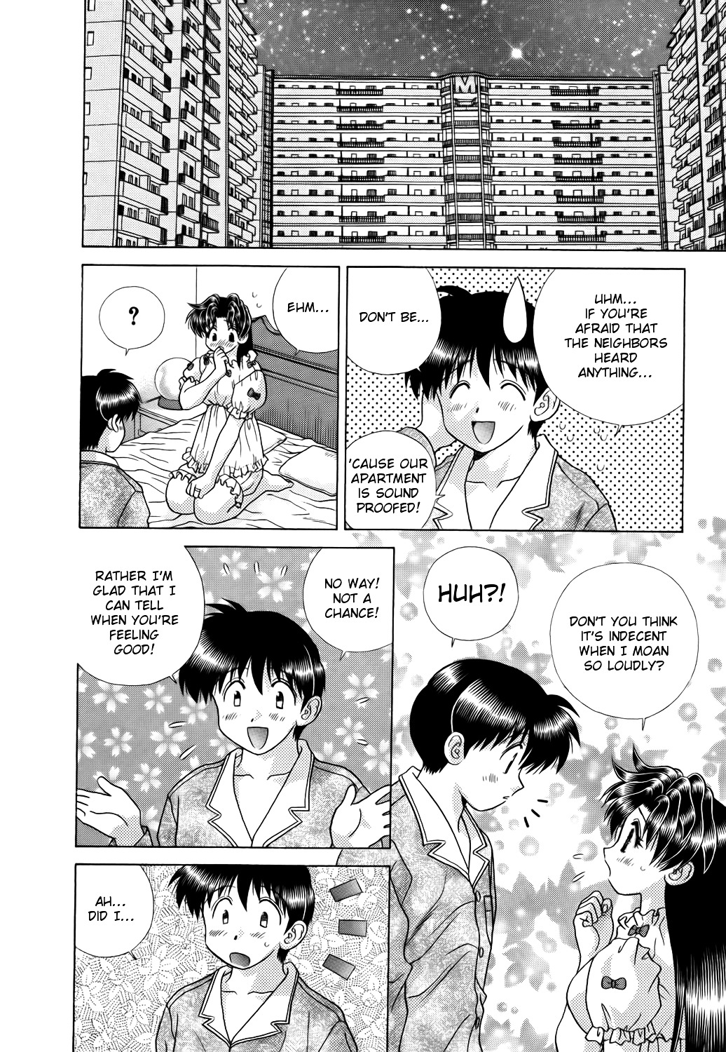 Futari Ecchi Chapter 207 page 14 - Chapter 207 : Moaning too Loudly!?