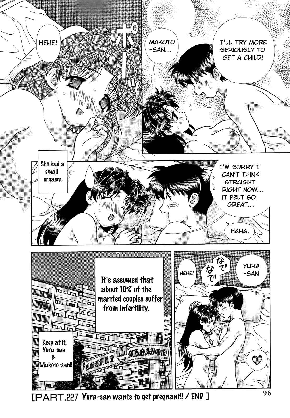 Futari Ecchi Chapter 227 page 18 - Chapter 227: Yura-san wants to get pregnant!!