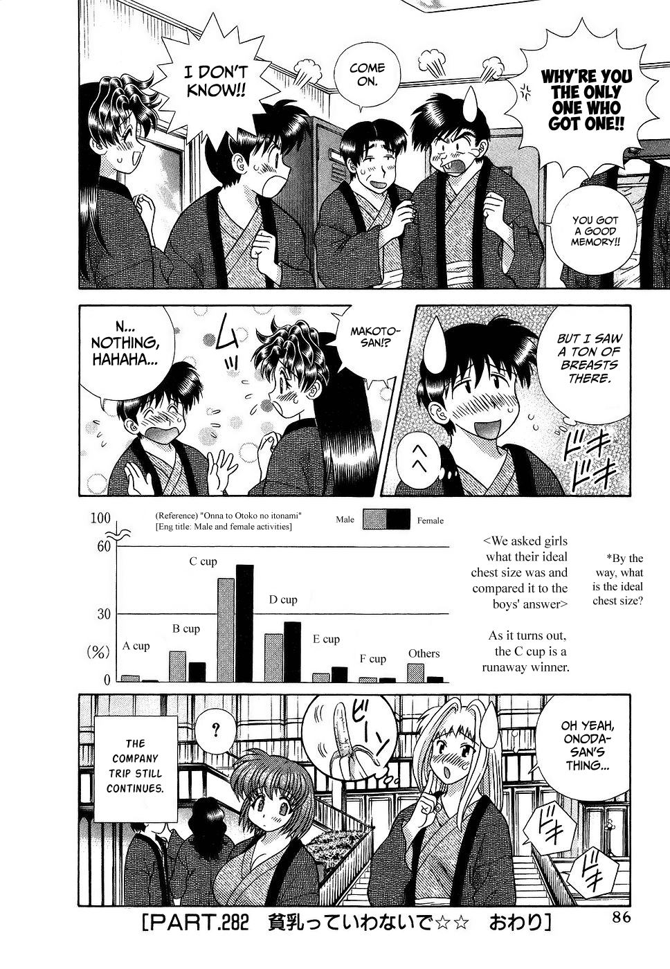 Futari Ecchi Chapter 282 page 18 - Chapter 282: Don't call them small.