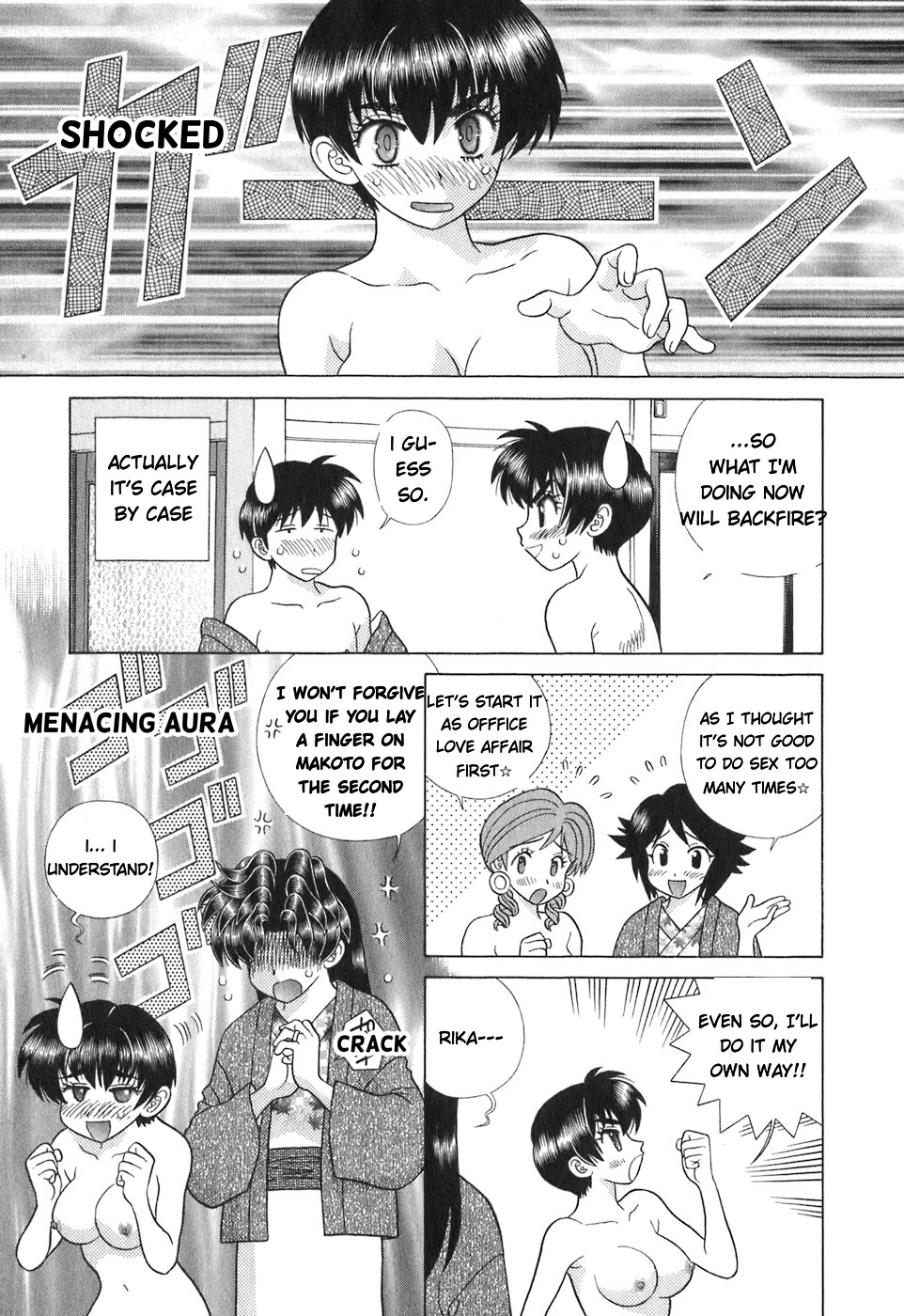Futari Ecchi Chapter 366 page 38 - Chapter 366: Rika's First Company Trip