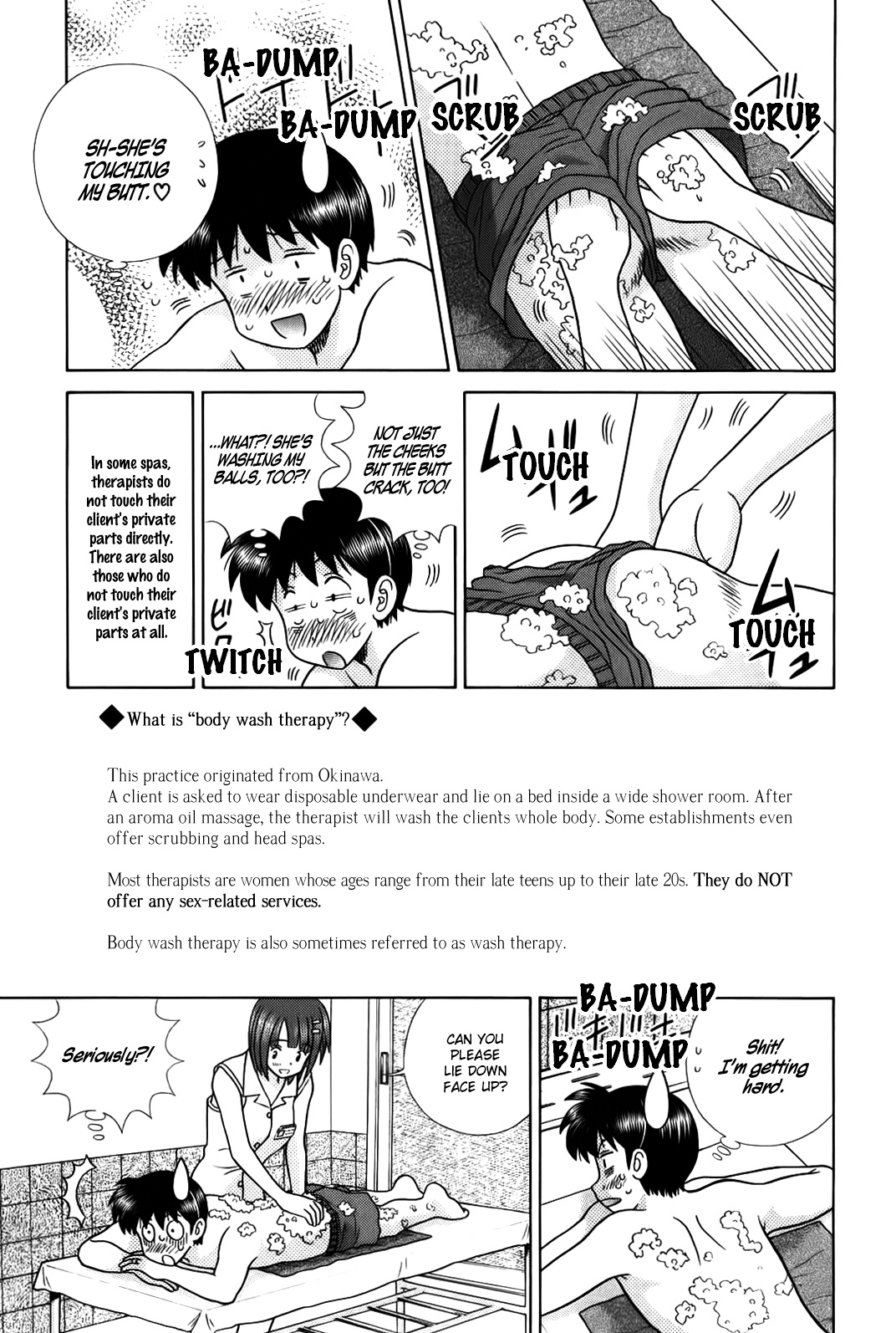 Futari Ecchi Chapter 506 page 10 - Chapter 506: My shocking experience with a body wash therapist