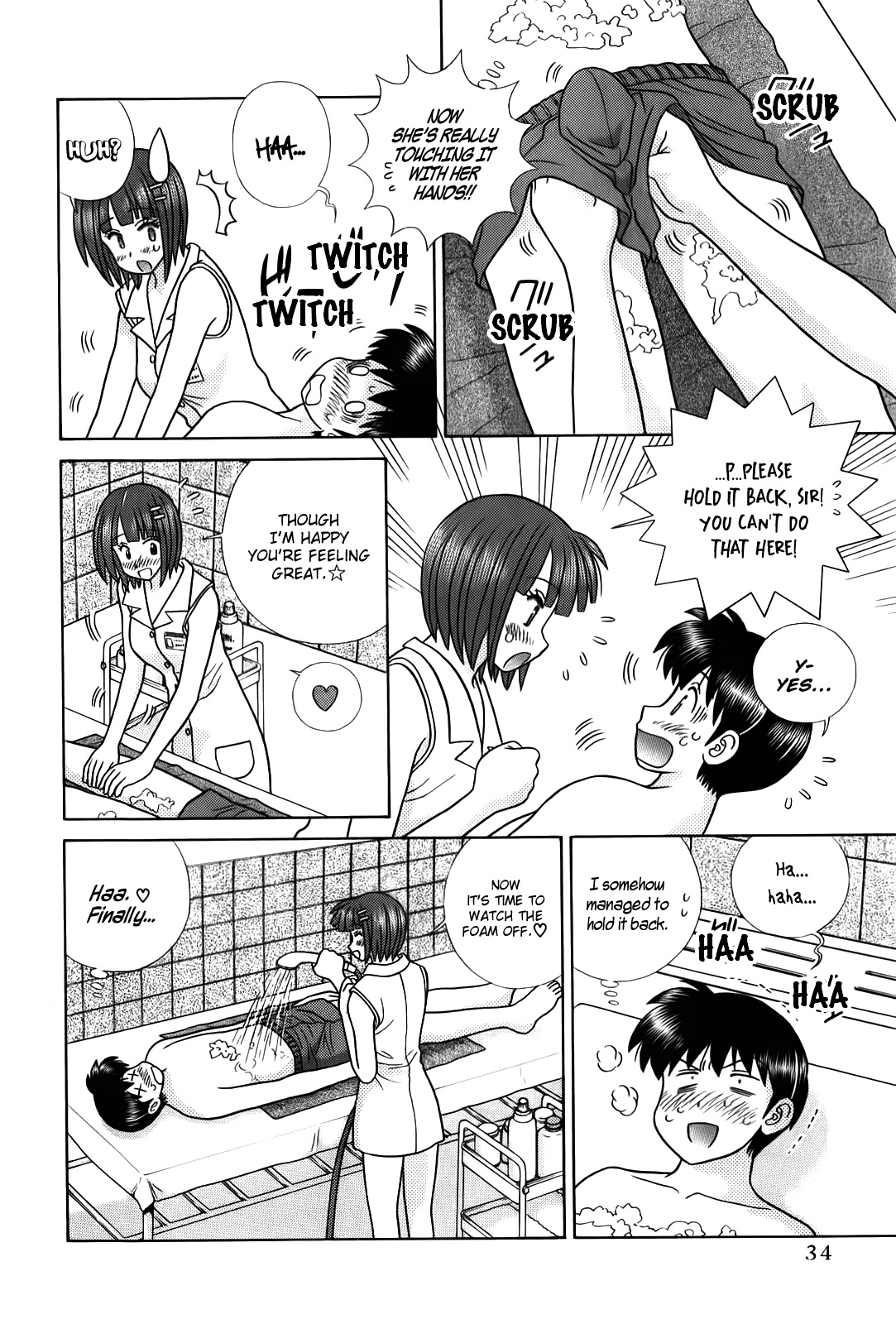 Futari Ecchi Chapter 506 page 13 - Chapter 506: My shocking experience with a body wash therapist