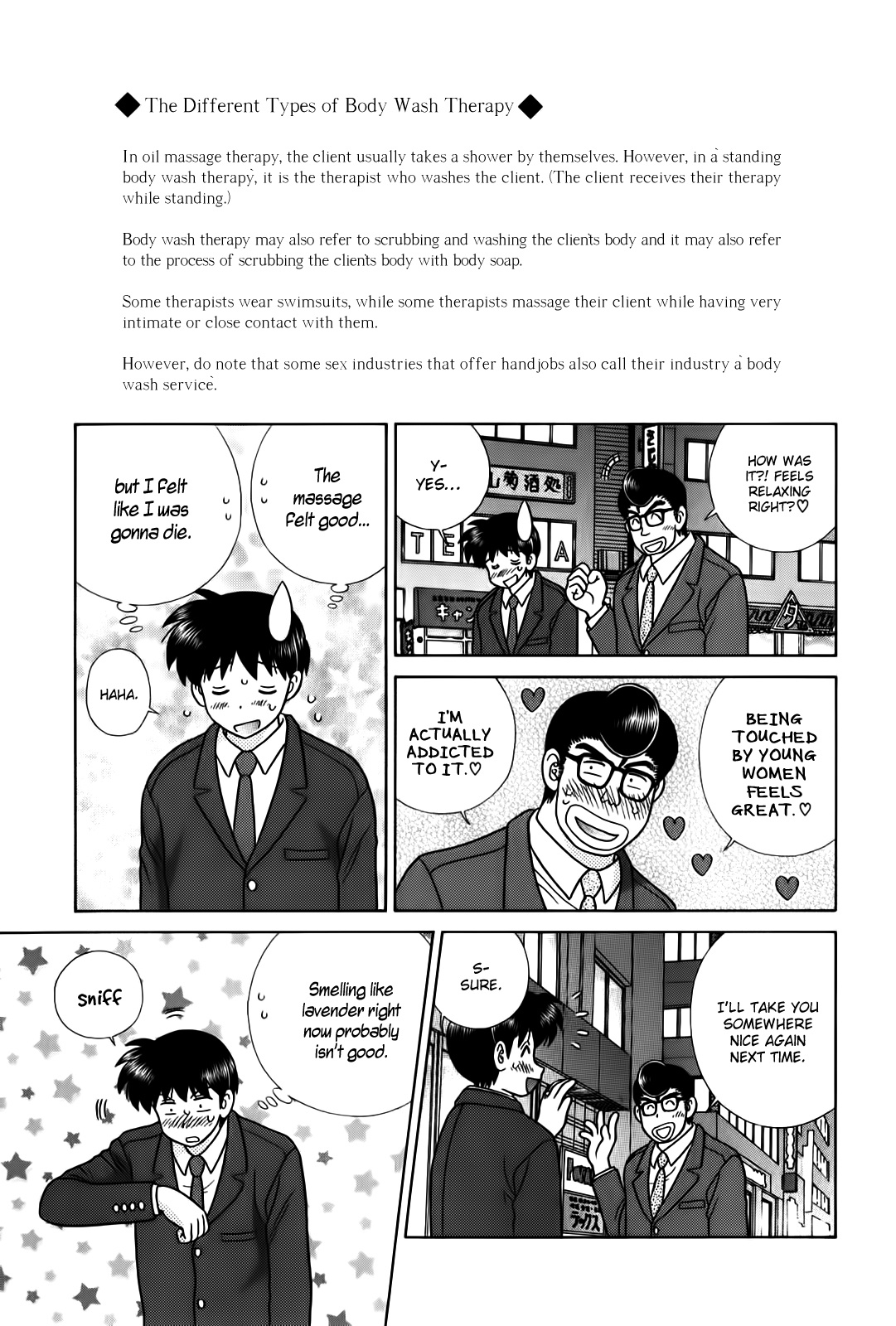 Futari Ecchi Chapter 506 page 14 - Chapter 506: My shocking experience with a body wash therapist