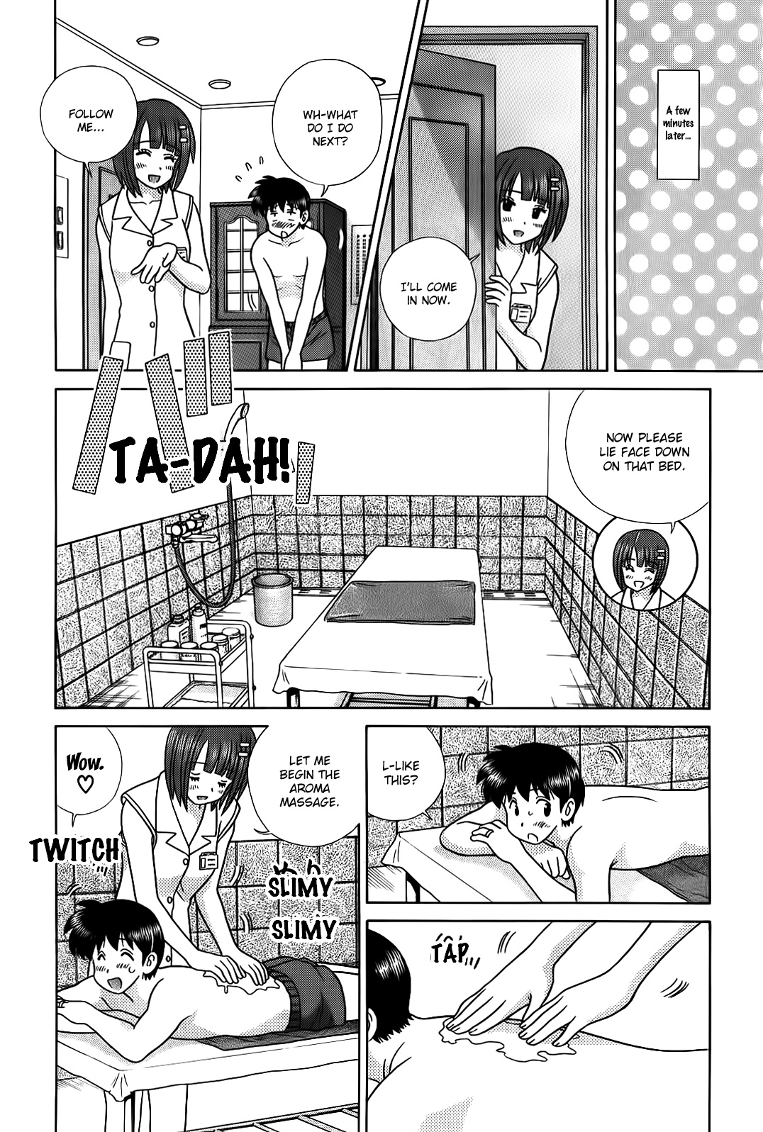 Futari Ecchi Chapter 506 page 7 - Chapter 506: My shocking experience with a body wash therapist