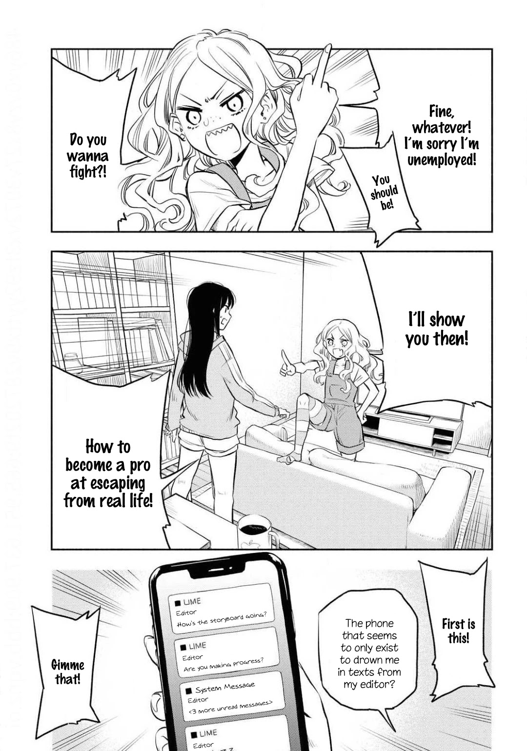 Futari Escape Chapter 1 page 4 - Chapter 1: Offline escape