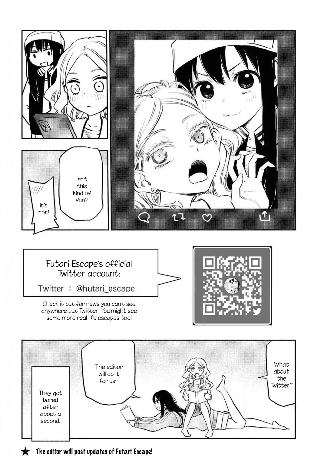 Futari Escape Chapter 2 page 18 - Chapter 2: End of the line escape