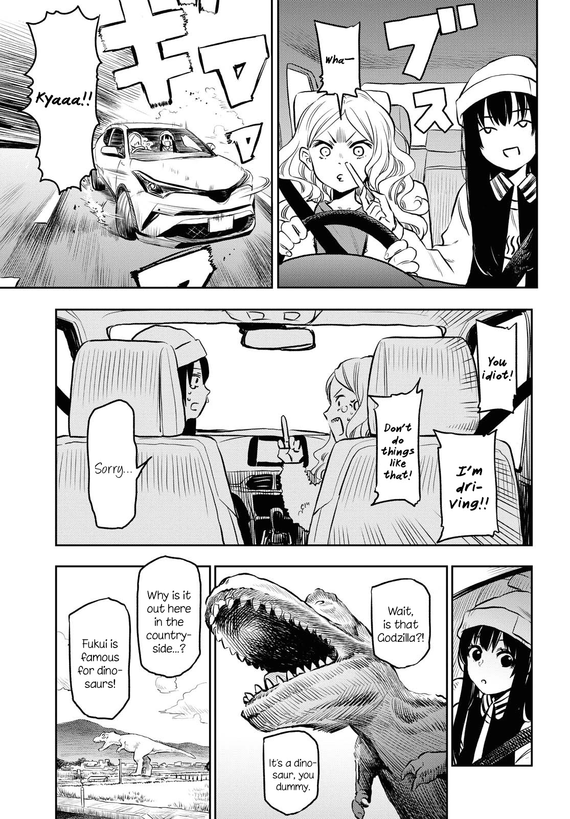 Futari Escape Chapter 6 page 3 - Chapter 6: Jurassic Escape