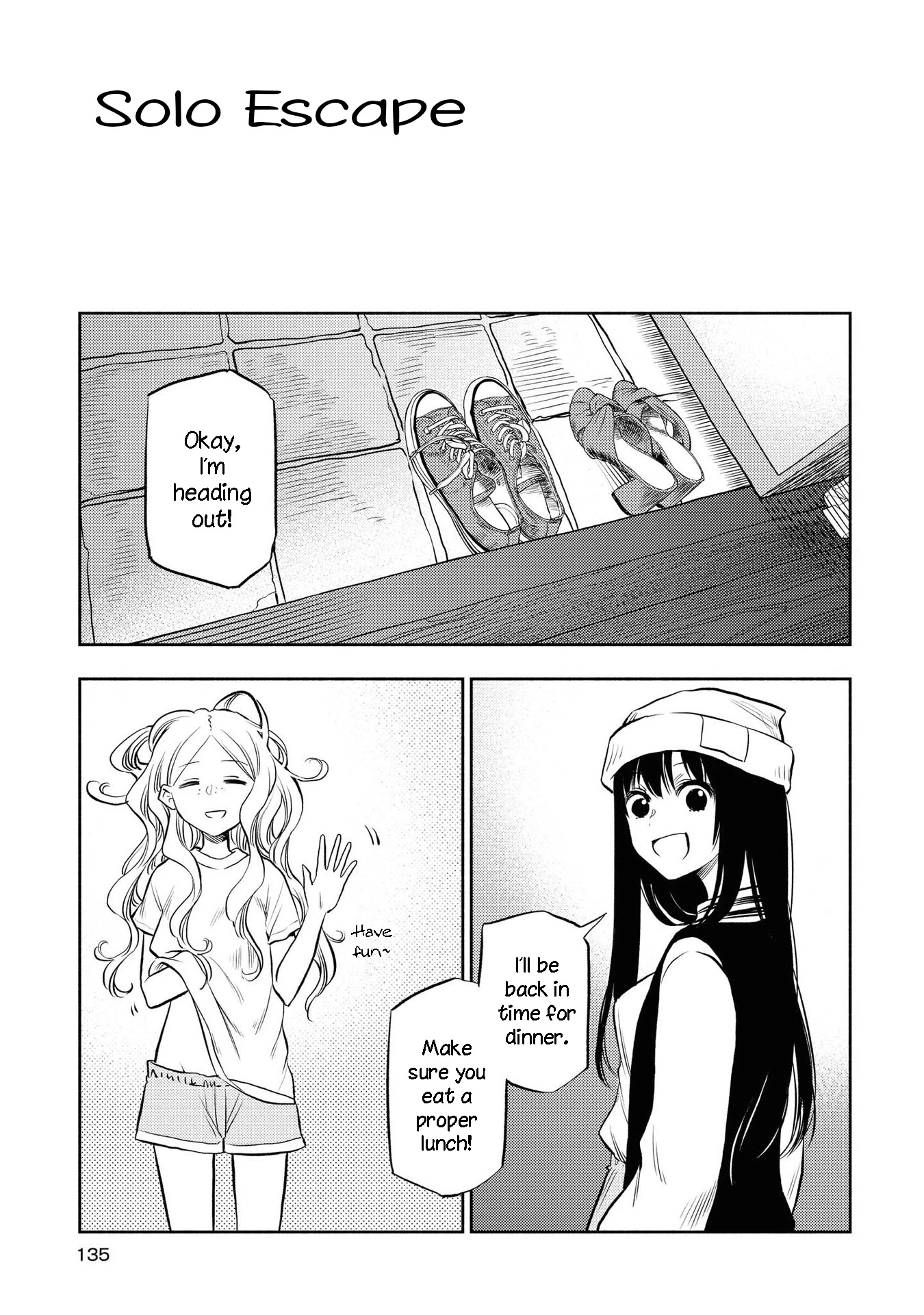 Futari Escape Chapter 8.5 page 1 - Chapter 8.5: Solo Escape