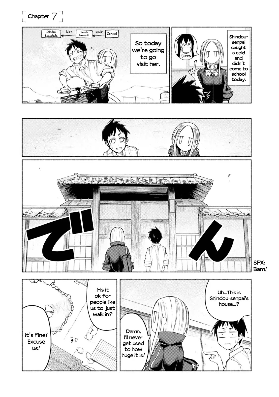 Futari no Jikan (Onio) Chapter 7 page 1 - Chapter 7: Let's do a Sick Visit!