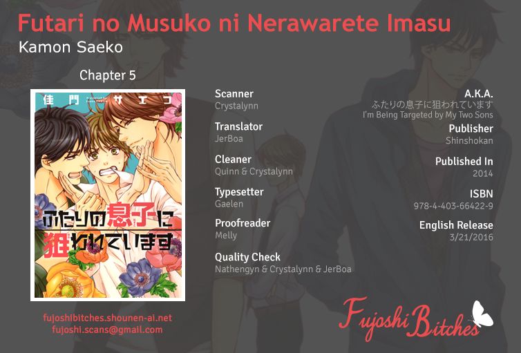 Futari no Musuko ni Nerawarete Imasu Chapter 5 page 1 - Chapter 5