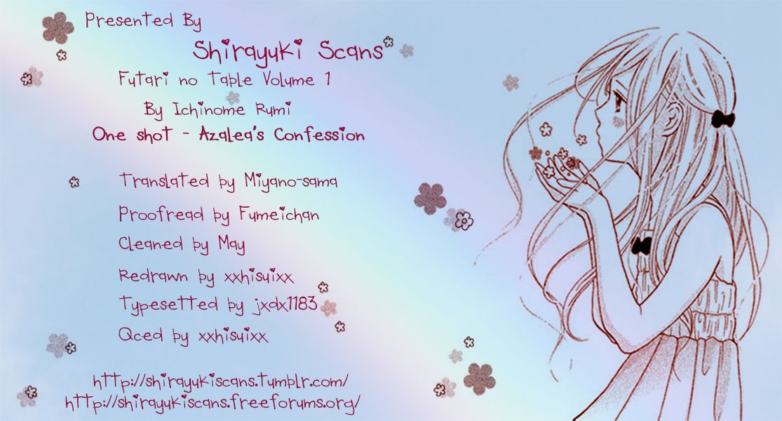 Futari no Table Chapter 3.5 page 1 - Chapter 3.5 : Extra