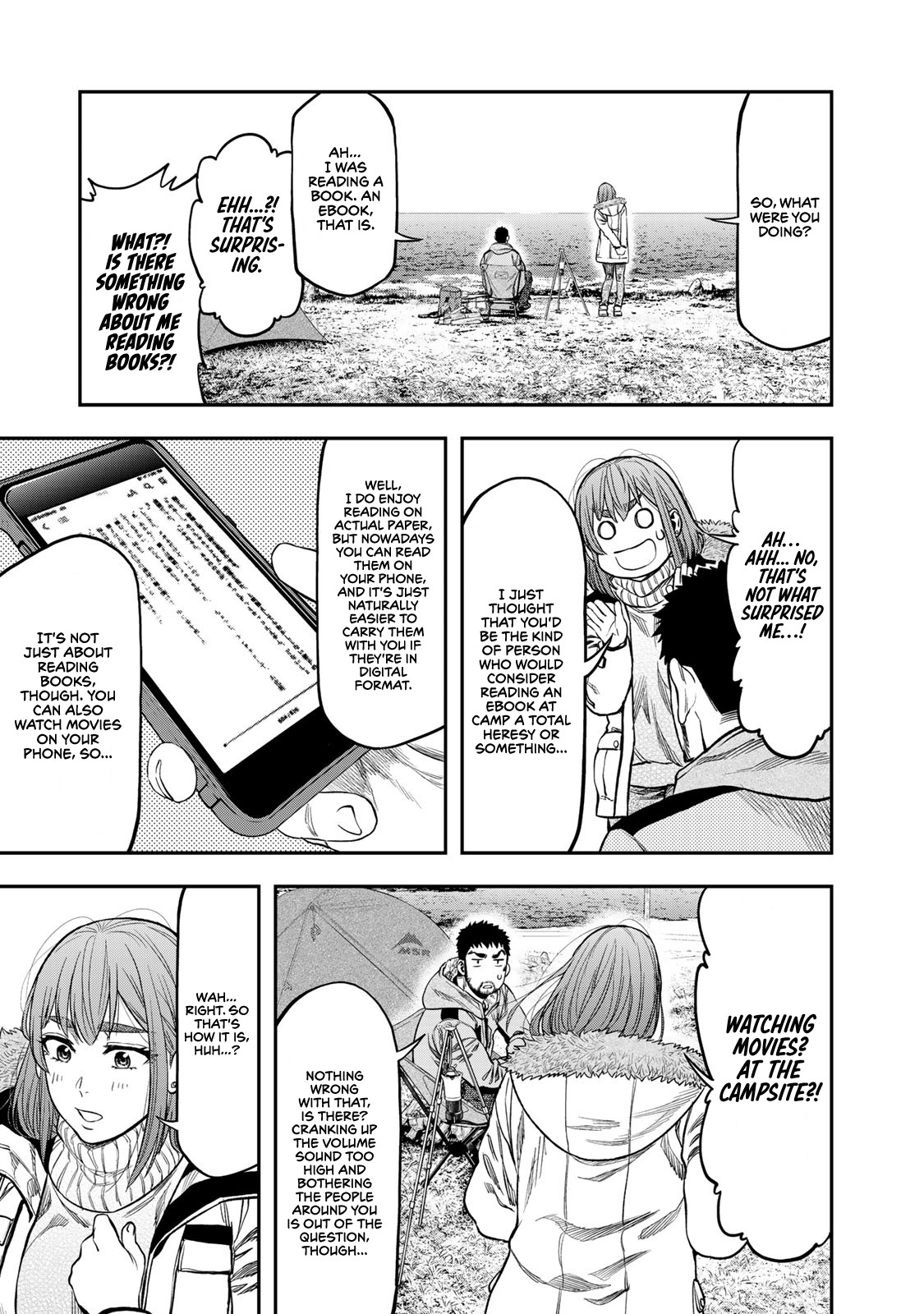Futari Solo Camp Chapter 11 page 13 - Chapter 11: What to do, you ask?