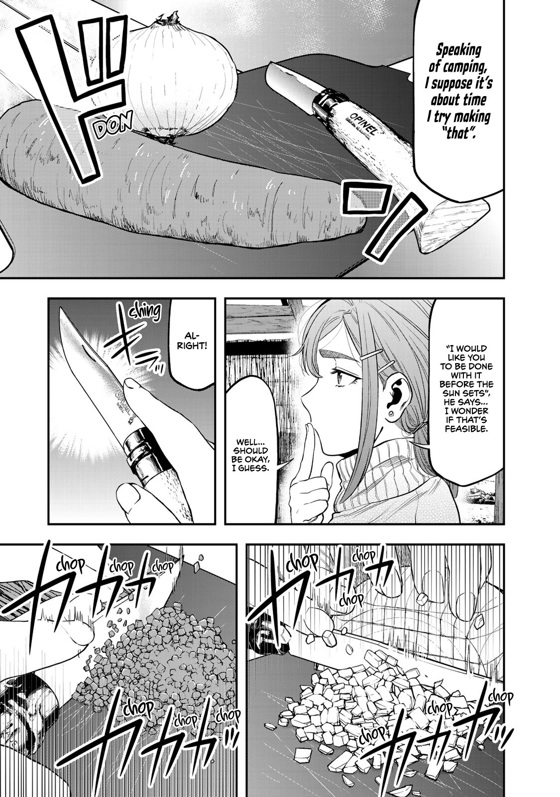 Futari Solo Camp Chapter 11 page 19 - Chapter 11: What to do, you ask?