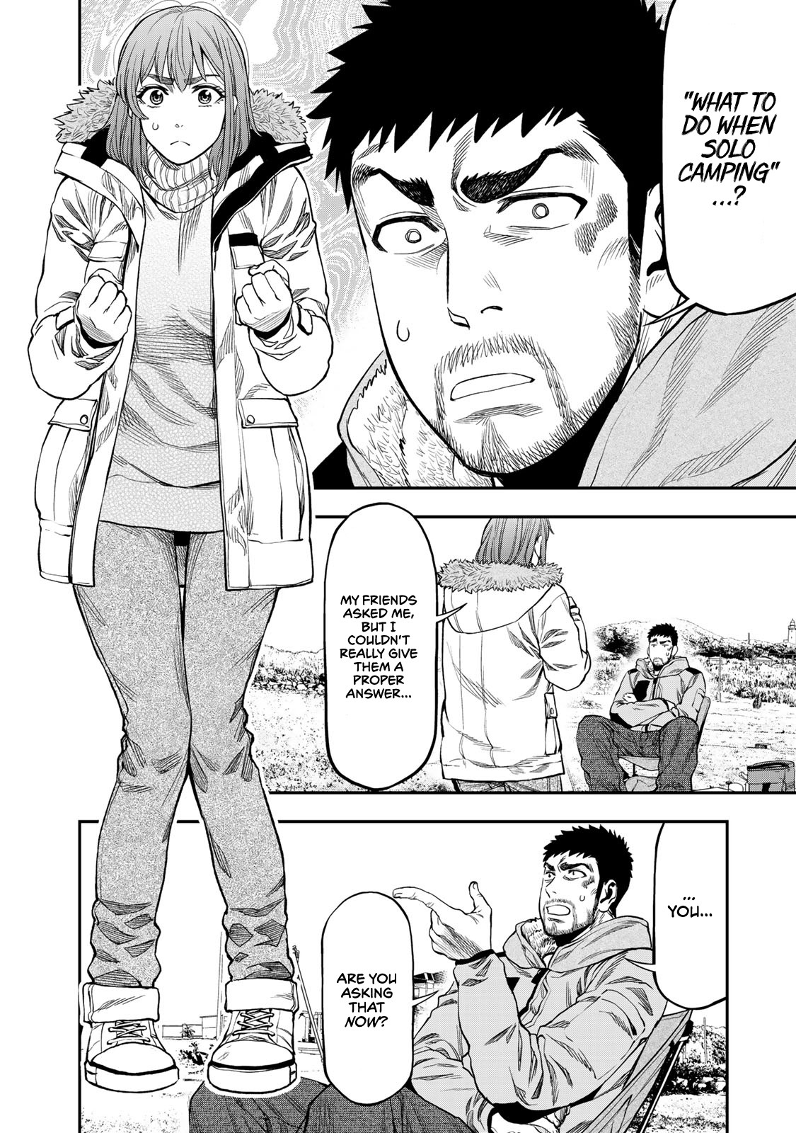 Futari Solo Camp Chapter 11 page 6 - Chapter 11: What to do, you ask?
