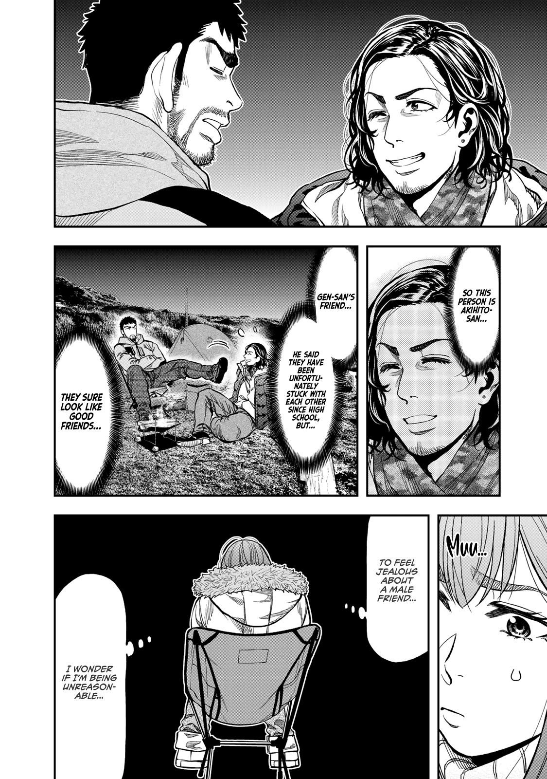 Futari Solo Camp Chapter 13 page 10 - Chapter 13: Gen's Fatal Bond...?