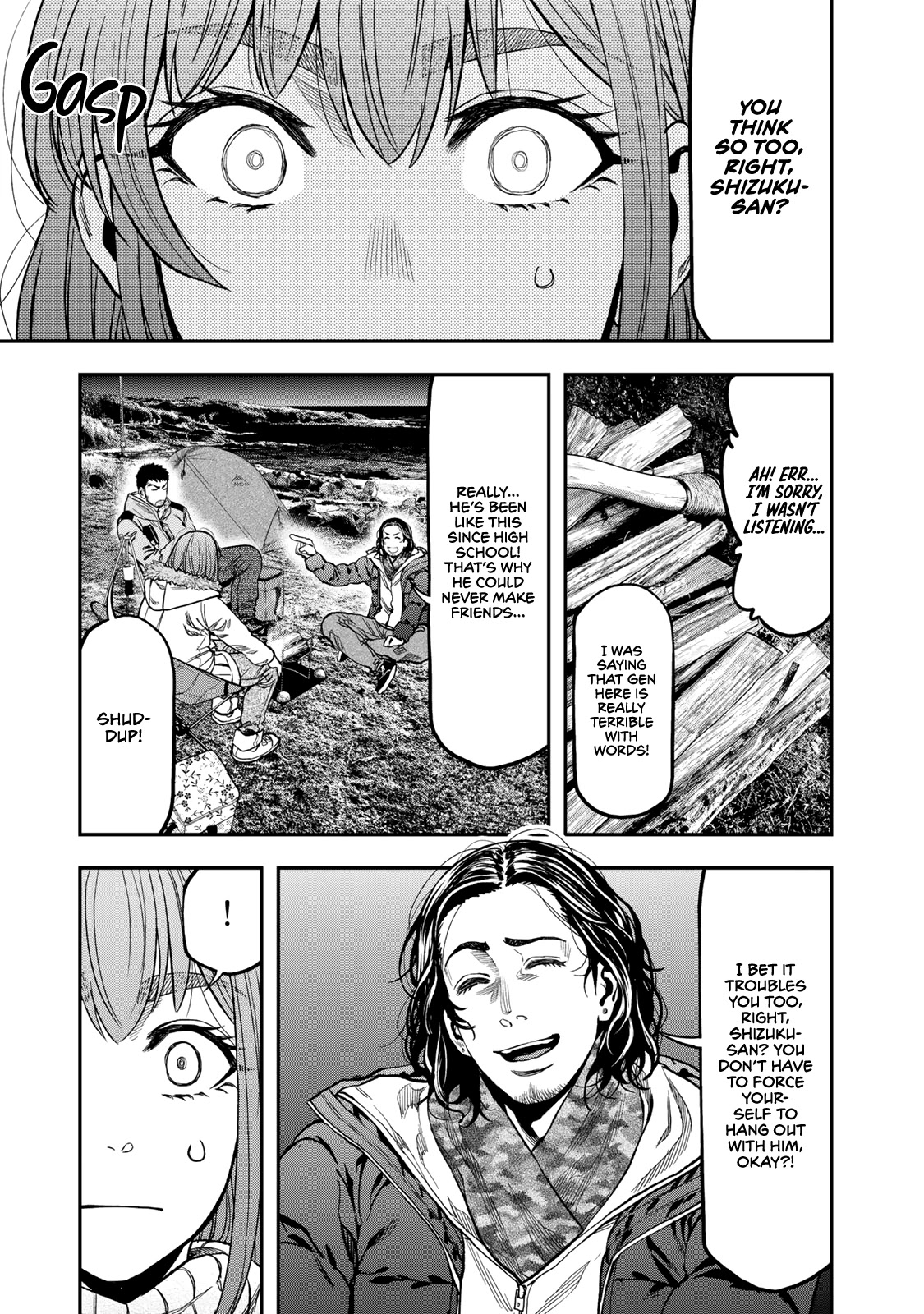 Futari Solo Camp Chapter 13 page 11 - Chapter 13: Gen's Fatal Bond...?