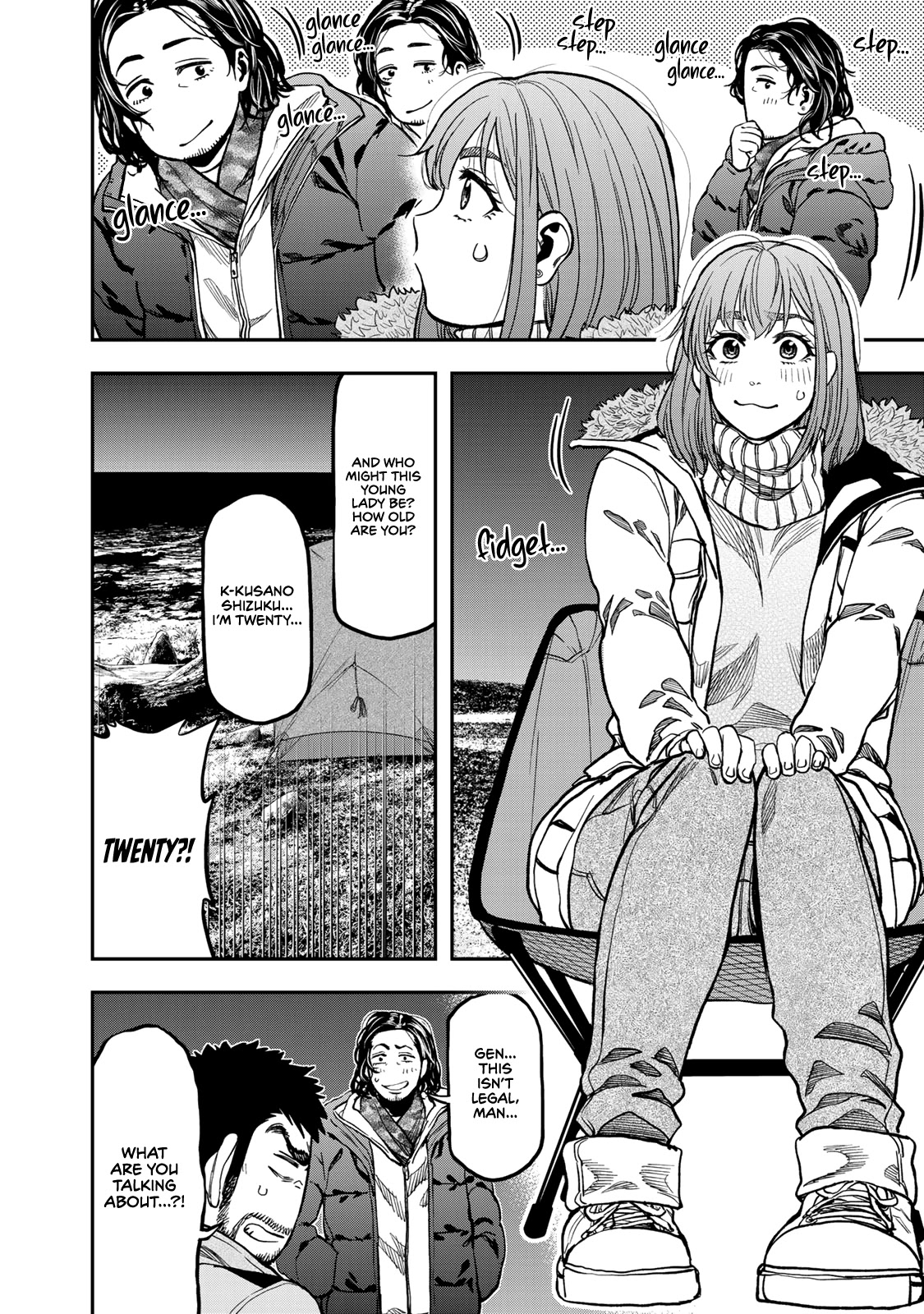 Futari Solo Camp Chapter 13 page 4 - Chapter 13: Gen's Fatal Bond...?