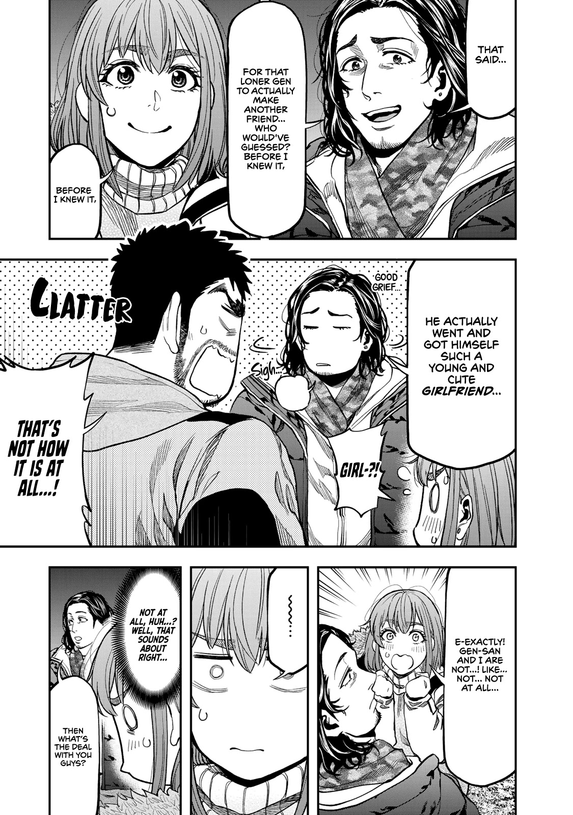 Futari Solo Camp Chapter 13 page 7 - Chapter 13: Gen's Fatal Bond...?