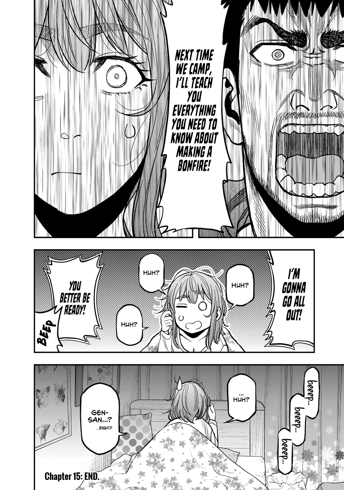 Futari Solo Camp Chapter 15 page 24 - Chapter 15: Something you want to tell Shizuku about?