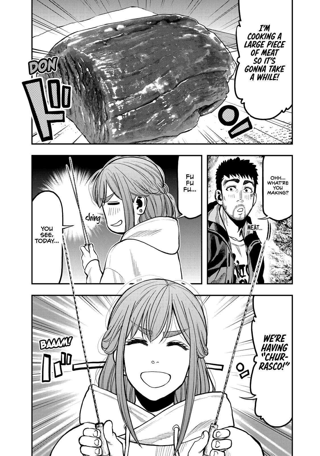 Futari Solo Camp Chapter 17 page 14 - Chapter 17: The Grand Bonfire Debut