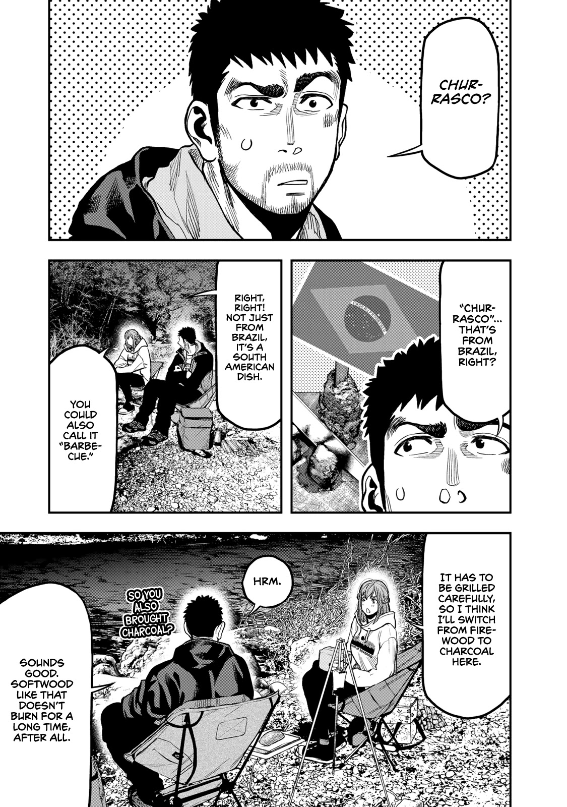 Futari Solo Camp Chapter 17 page 15 - Chapter 17: The Grand Bonfire Debut