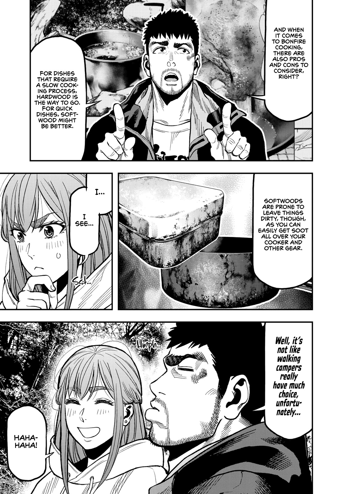 Futari Solo Camp Chapter 17 page 19 - Chapter 17: The Grand Bonfire Debut
