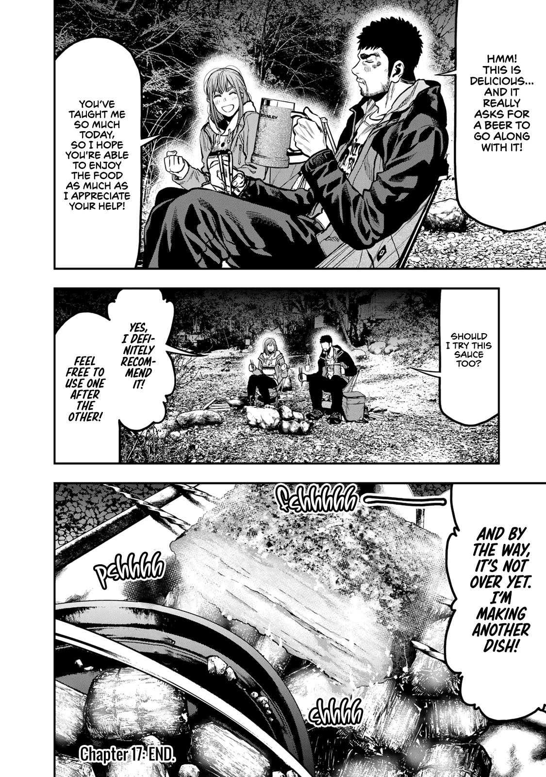 Futari Solo Camp Chapter 17 page 24 - Chapter 17: The Grand Bonfire Debut