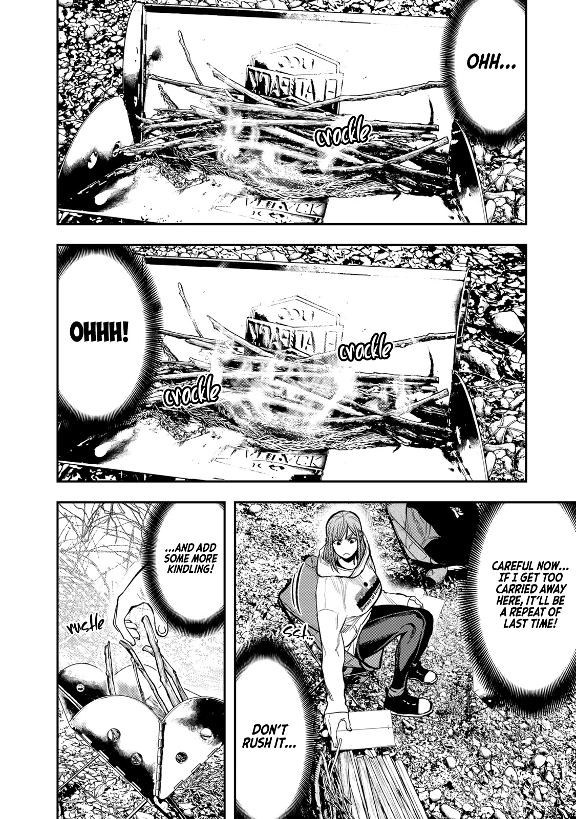 Futari Solo Camp Chapter 17 page 6 - Chapter 17: The Grand Bonfire Debut