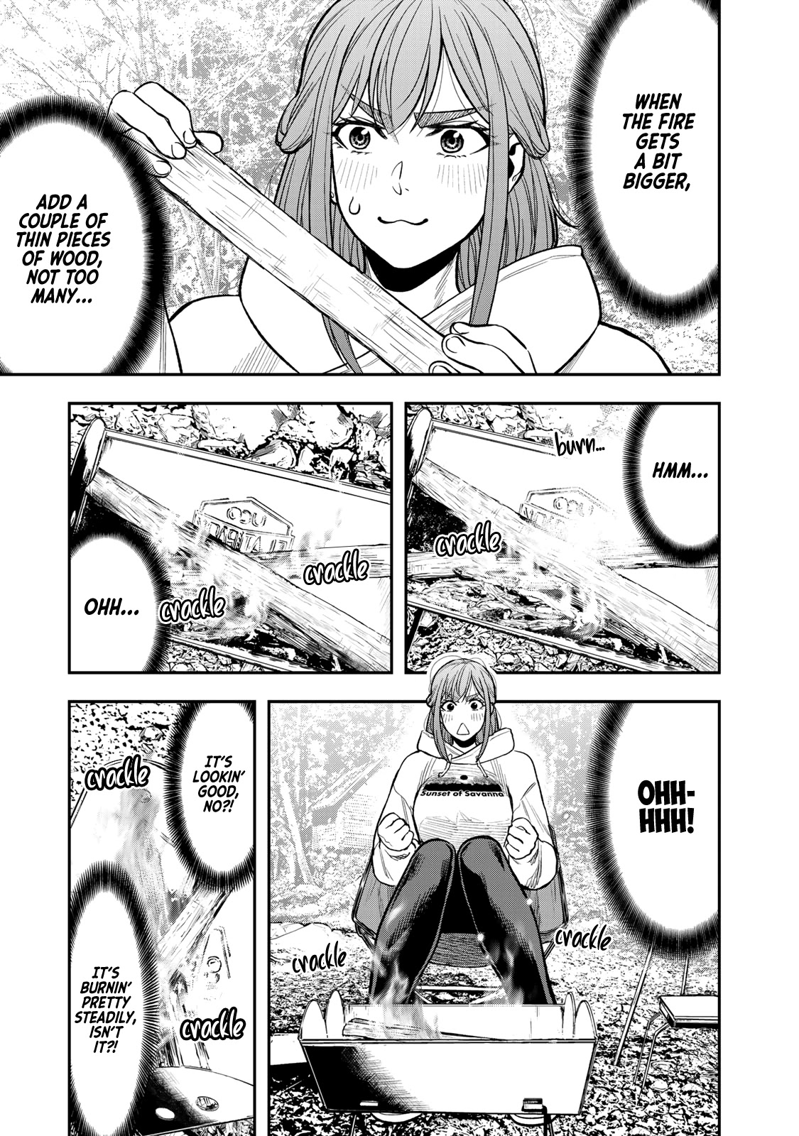 Futari Solo Camp Chapter 17 page 7 - Chapter 17: The Grand Bonfire Debut