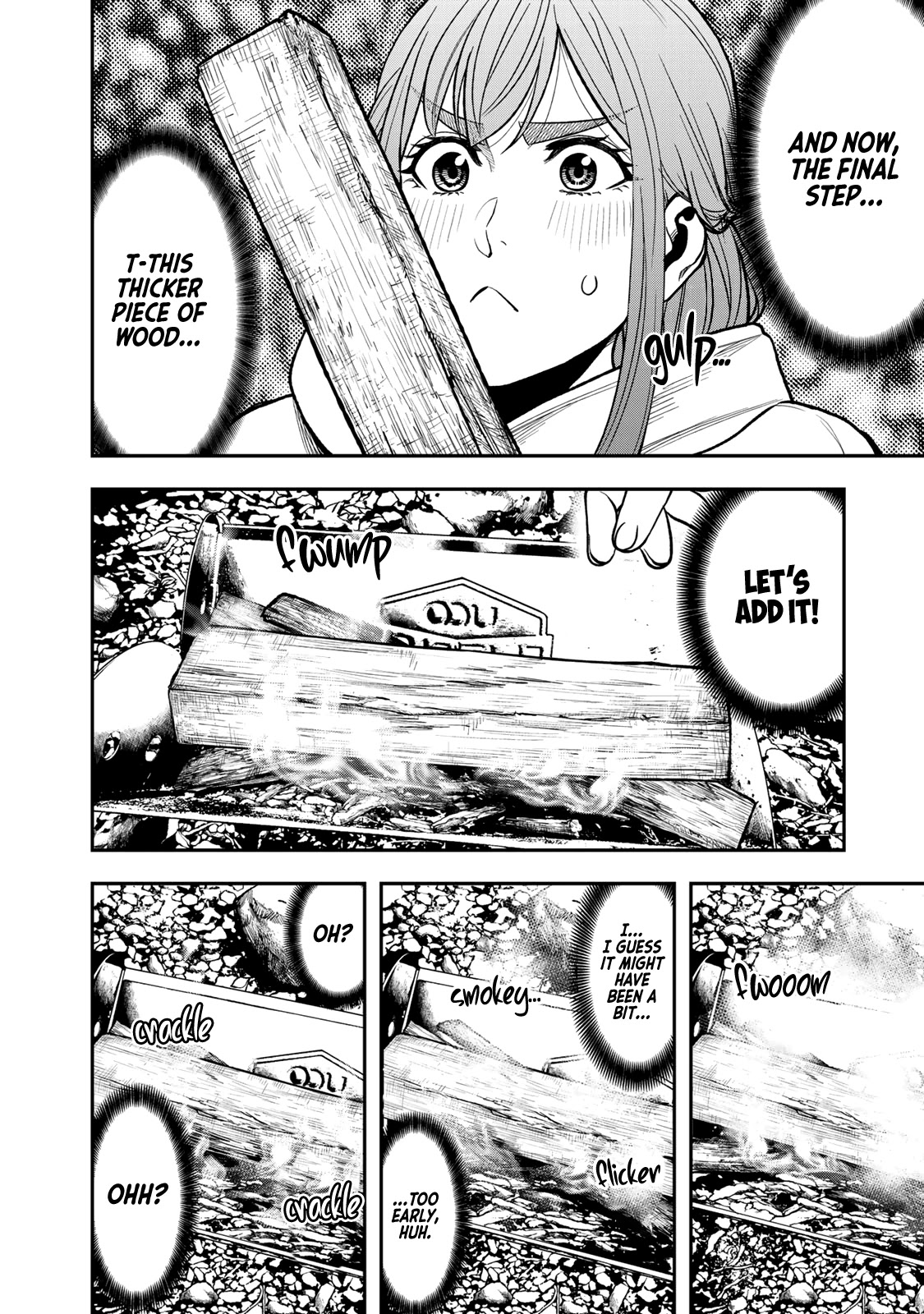 Futari Solo Camp Chapter 17 page 8 - Chapter 17: The Grand Bonfire Debut