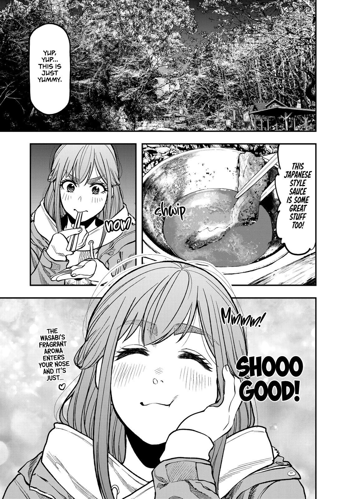 Futari Solo Camp Chapter 18 page 1 - Chapter 18: Shizuku's Bluuuush!