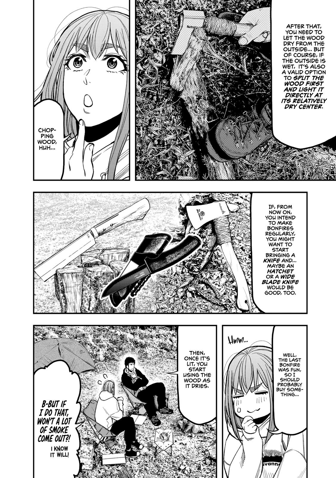 Futari Solo Camp Chapter 18 page 12 - Chapter 18: Shizuku's Bluuuush!