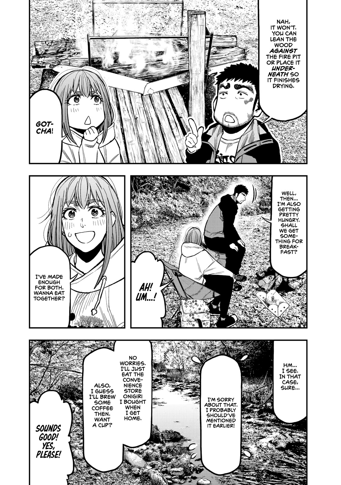 Futari Solo Camp Chapter 18 page 13 - Chapter 18: Shizuku's Bluuuush!