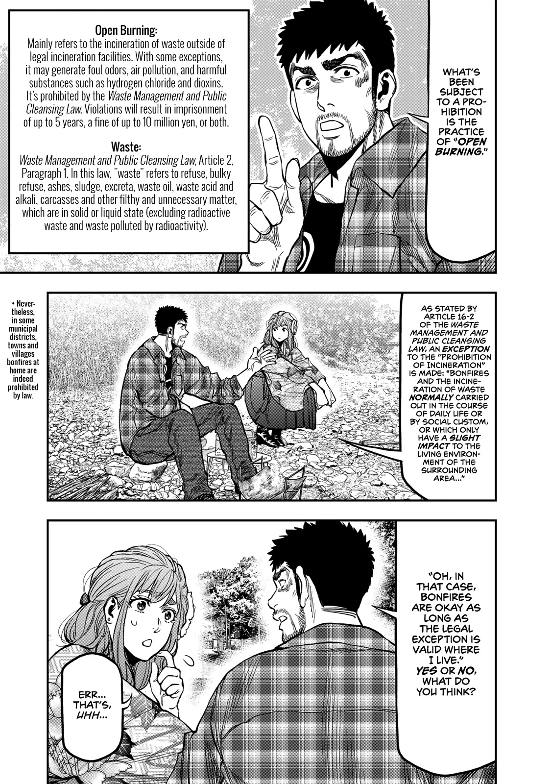 Futari Solo Camp Chapter 20 page 11 - Chapter 20: Bonfire Life