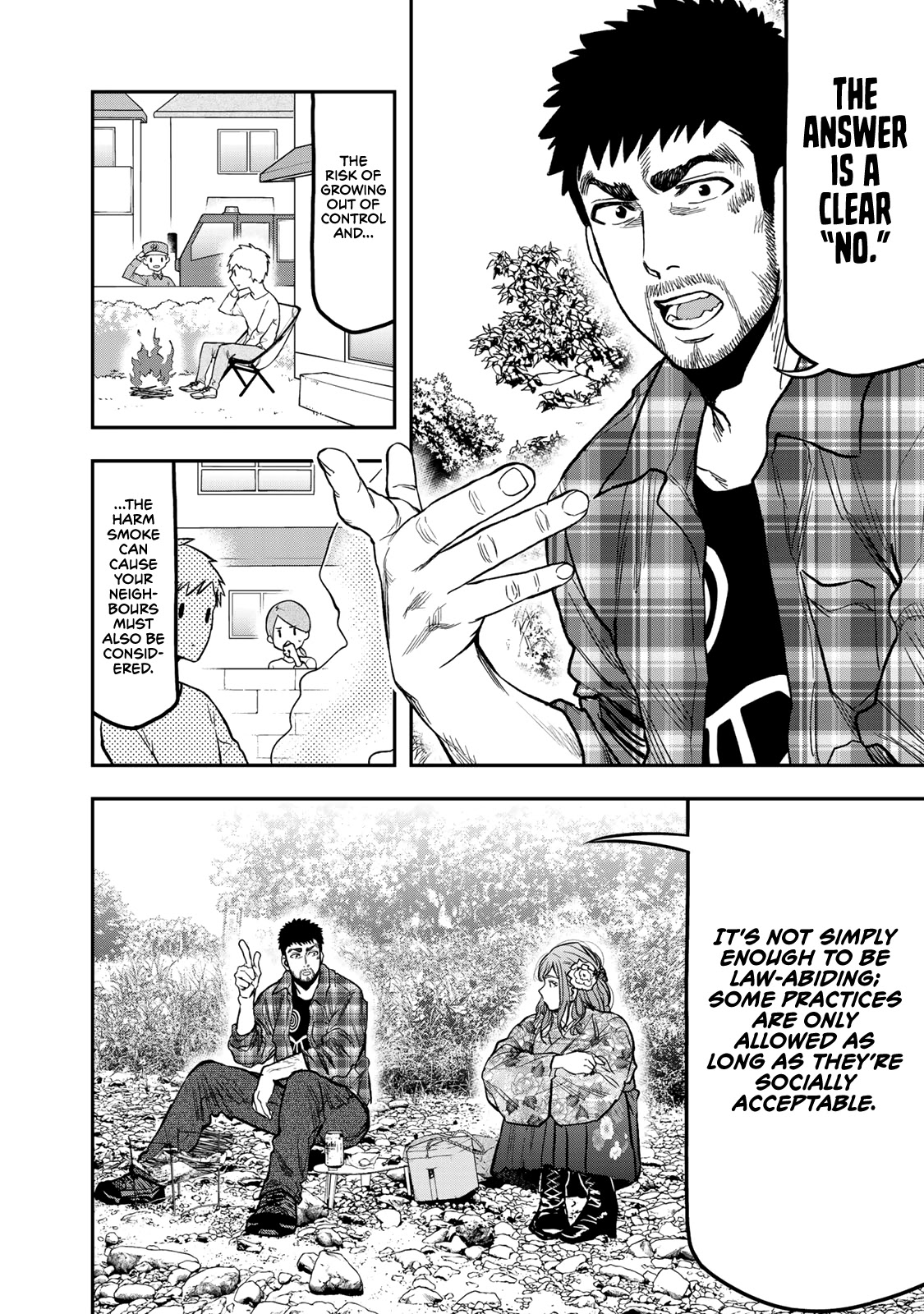 Futari Solo Camp Chapter 20 page 12 - Chapter 20: Bonfire Life