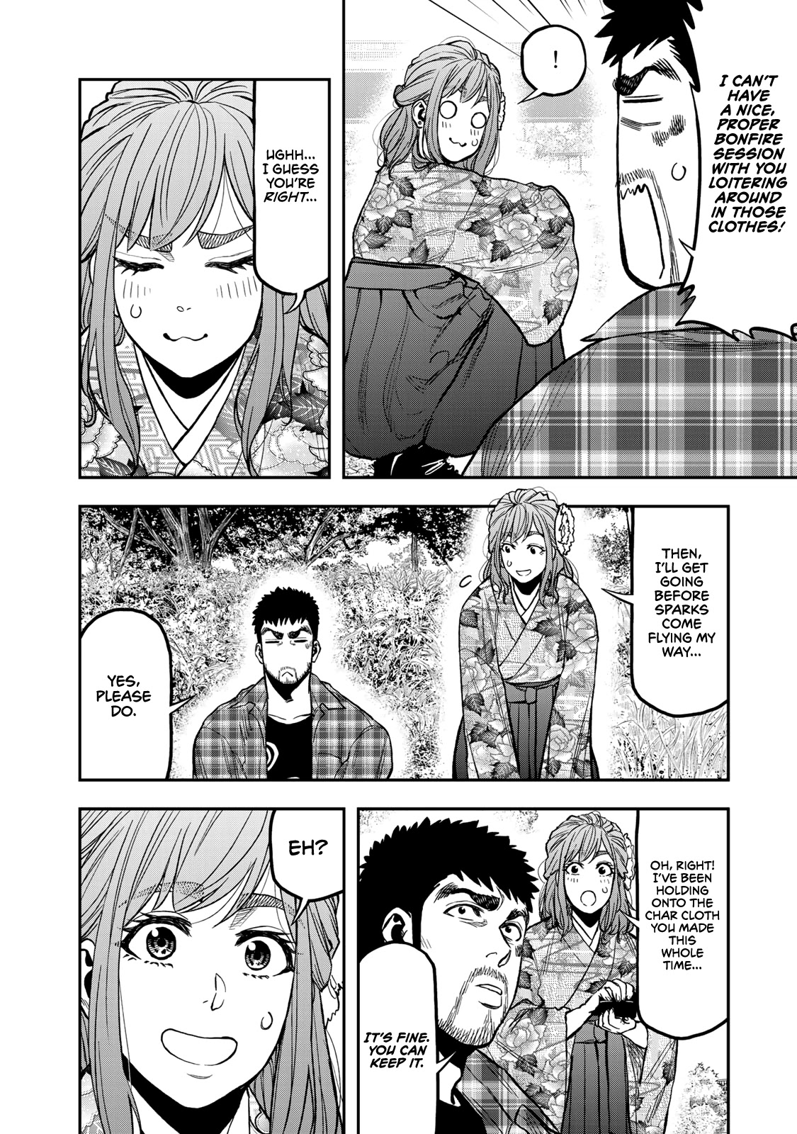 Futari Solo Camp Chapter 20 page 14 - Chapter 20: Bonfire Life