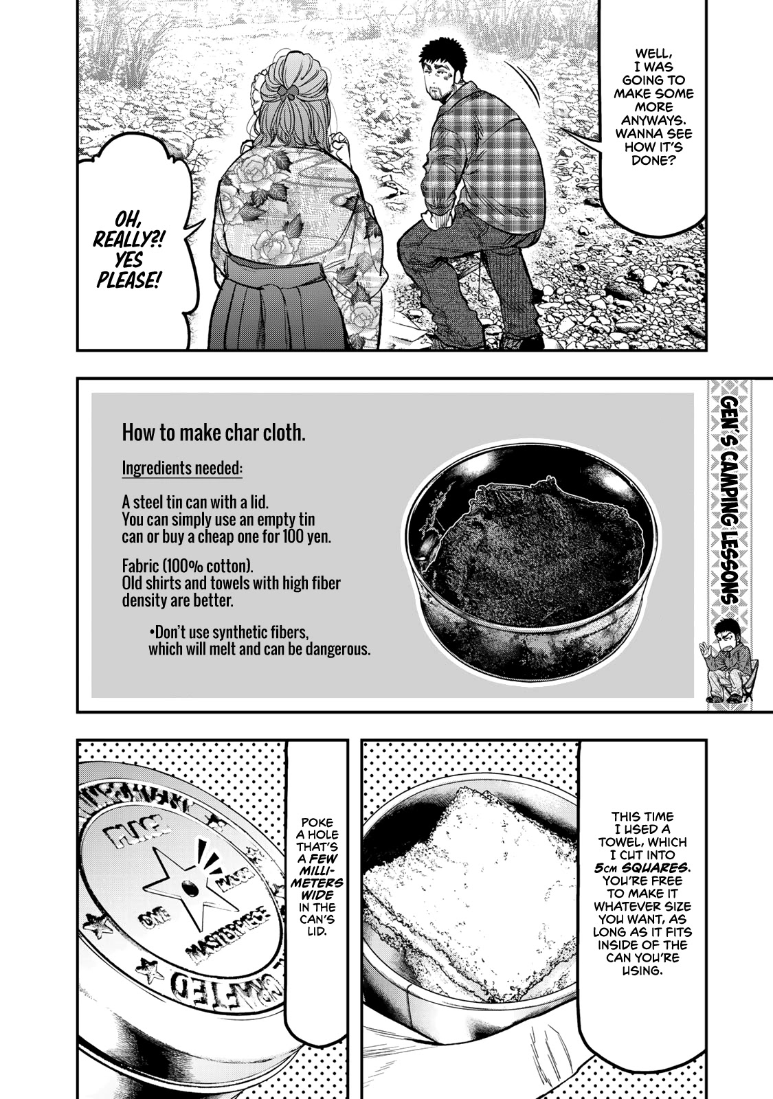 Futari Solo Camp Chapter 20 page 4 - Chapter 20: Bonfire Life