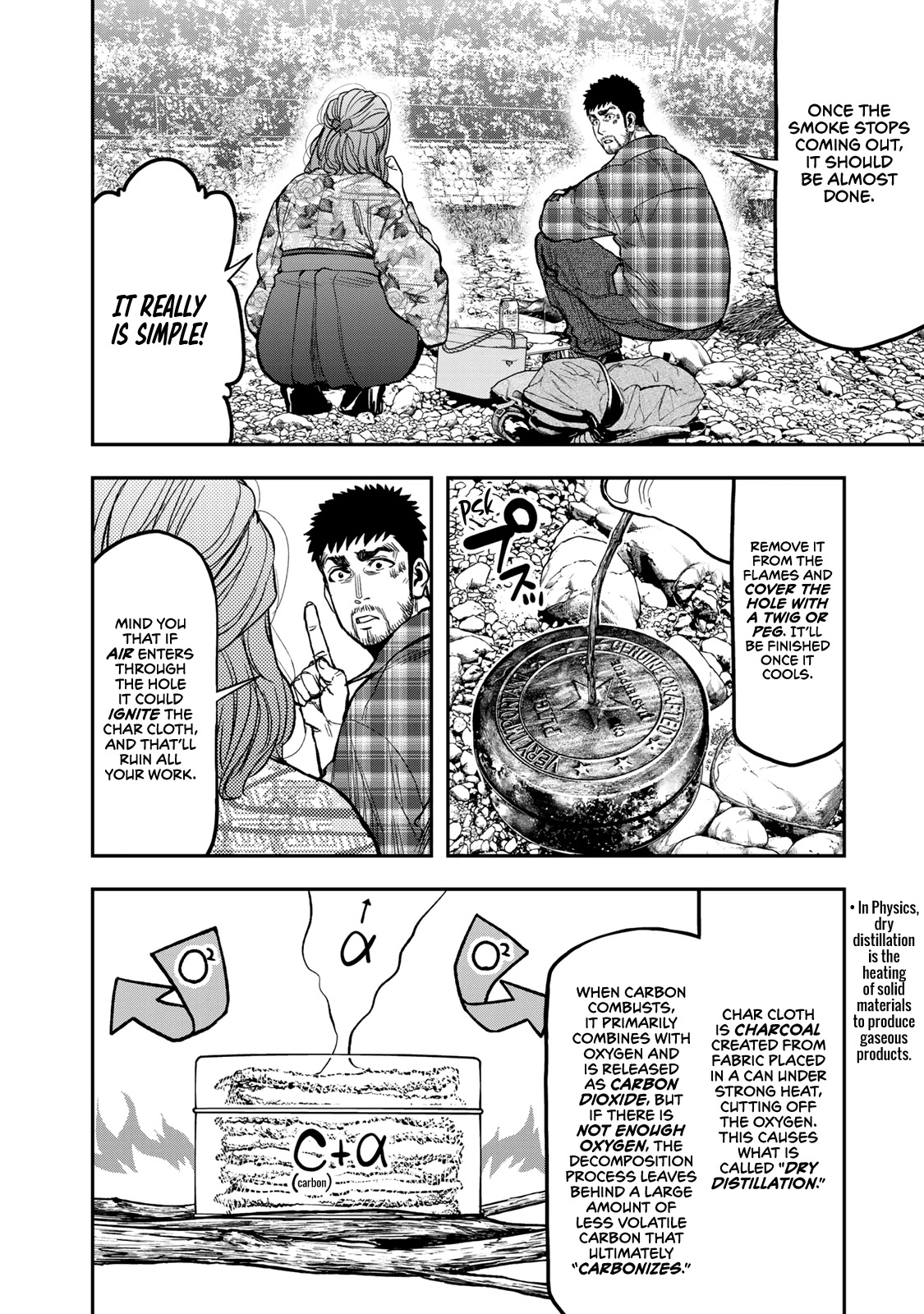 Futari Solo Camp Chapter 20 page 6 - Chapter 20: Bonfire Life