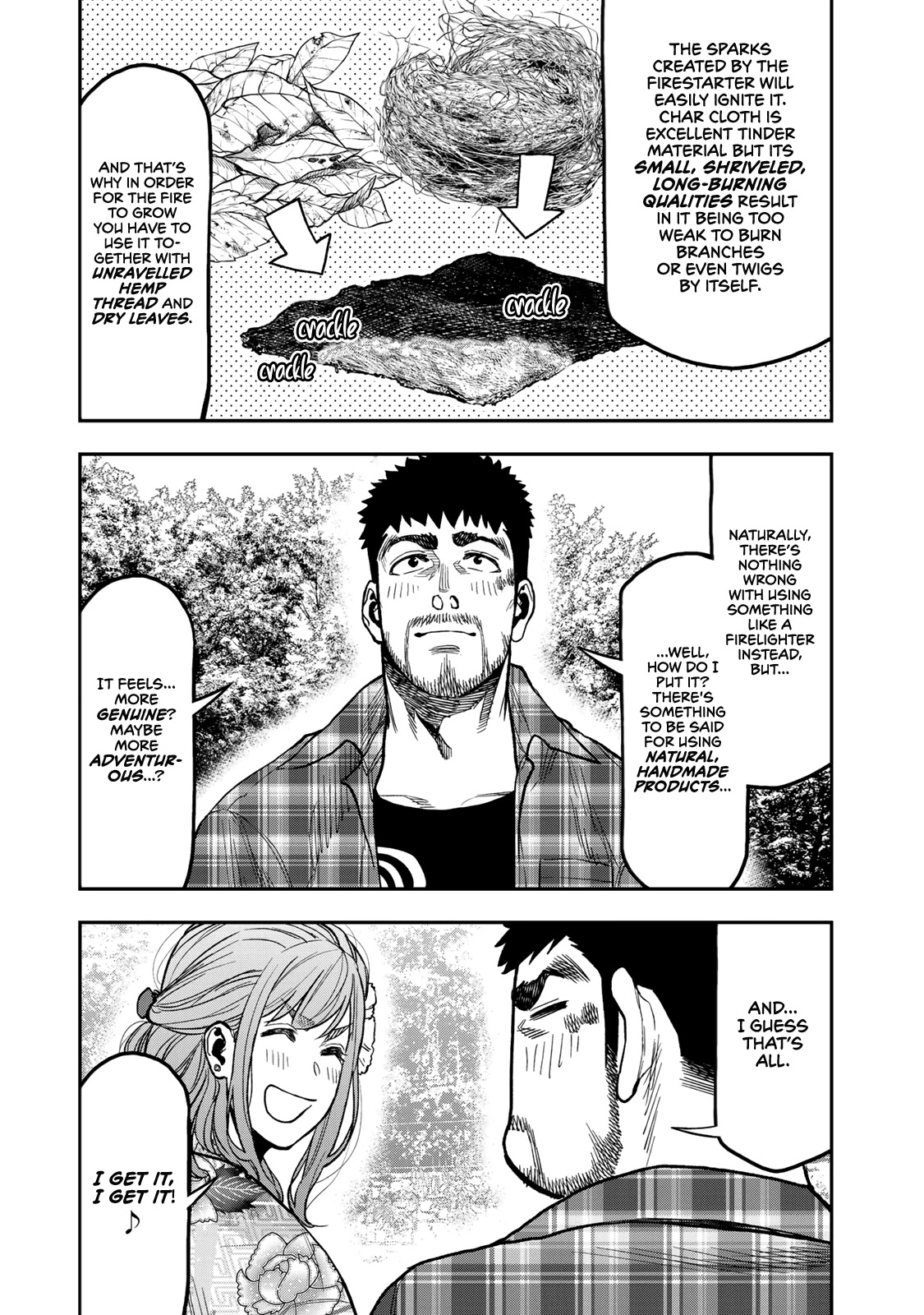 Futari Solo Camp Chapter 20 page 7 - Chapter 20: Bonfire Life
