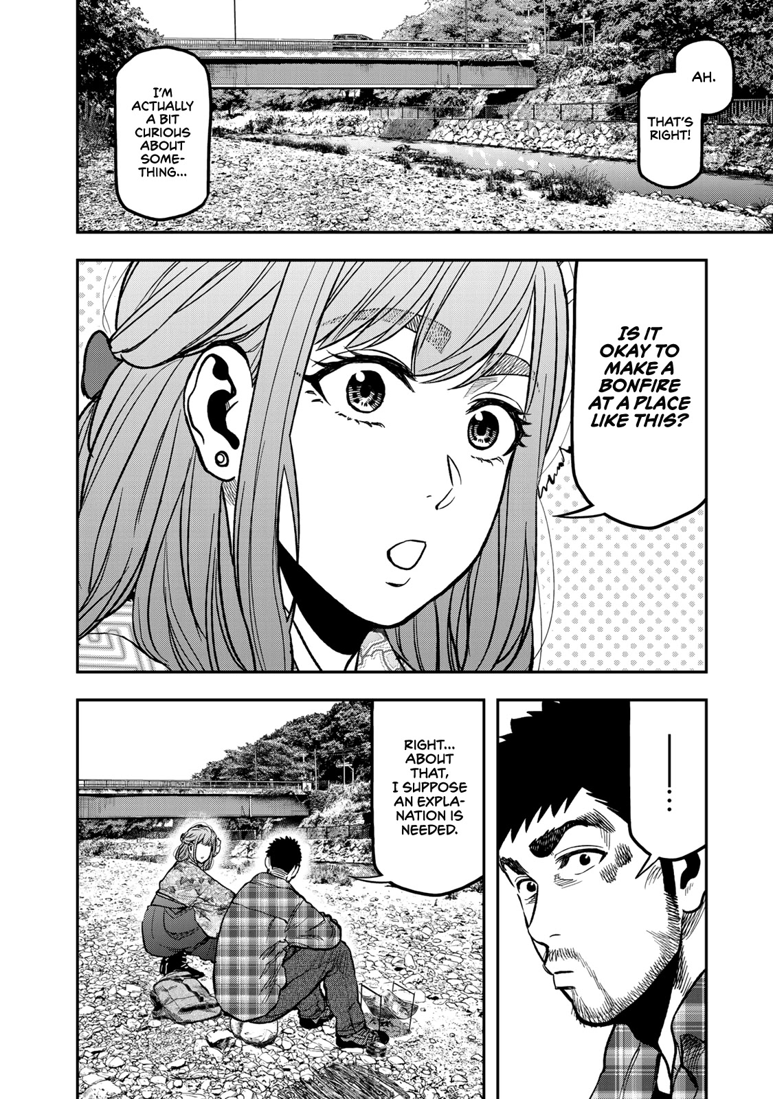 Futari Solo Camp Chapter 20 page 8 - Chapter 20: Bonfire Life