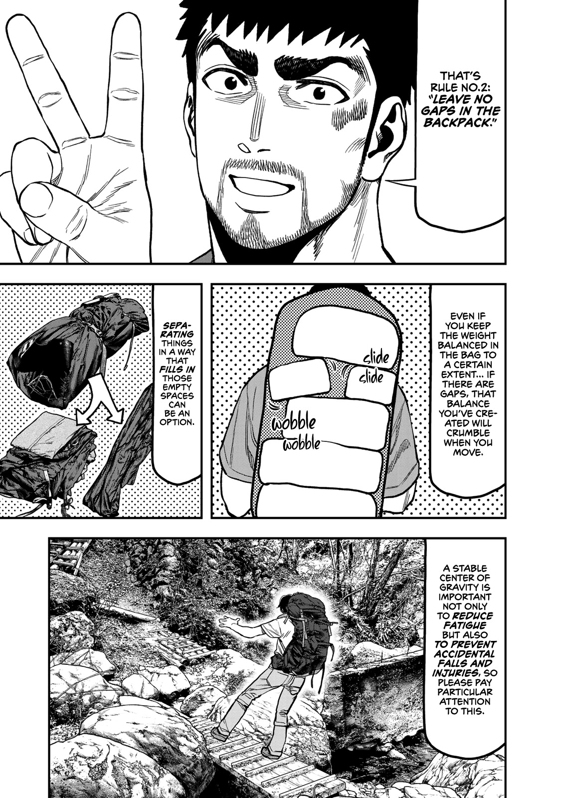 Futari Solo Camp Chapter 24 page 11 - Chapter 24: For God's sake, use your gear properly!