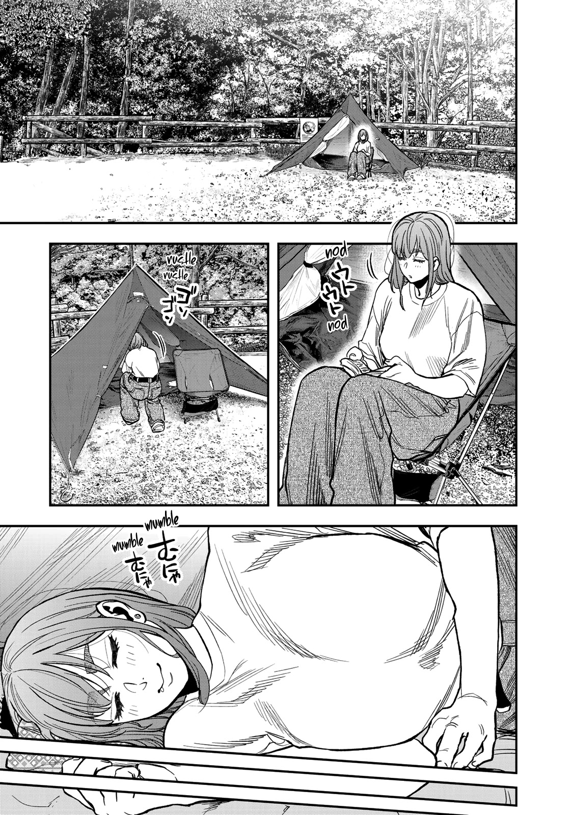 Futari Solo Camp Chapter 24 page 17 - Chapter 24: For God's sake, use your gear properly!