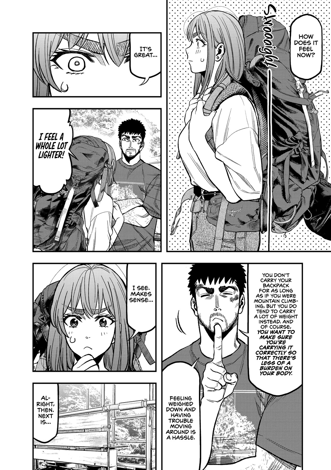 Futari Solo Camp Chapter 24 page 6 - Chapter 24: For God's sake, use your gear properly!