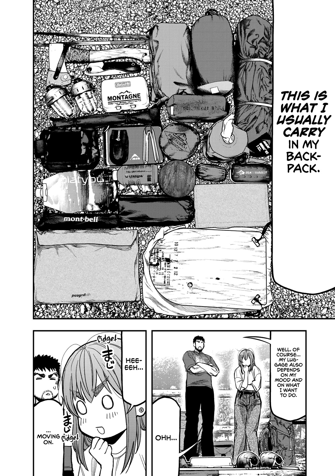 Futari Solo Camp Chapter 24 page 8 - Chapter 24: For God's sake, use your gear properly!