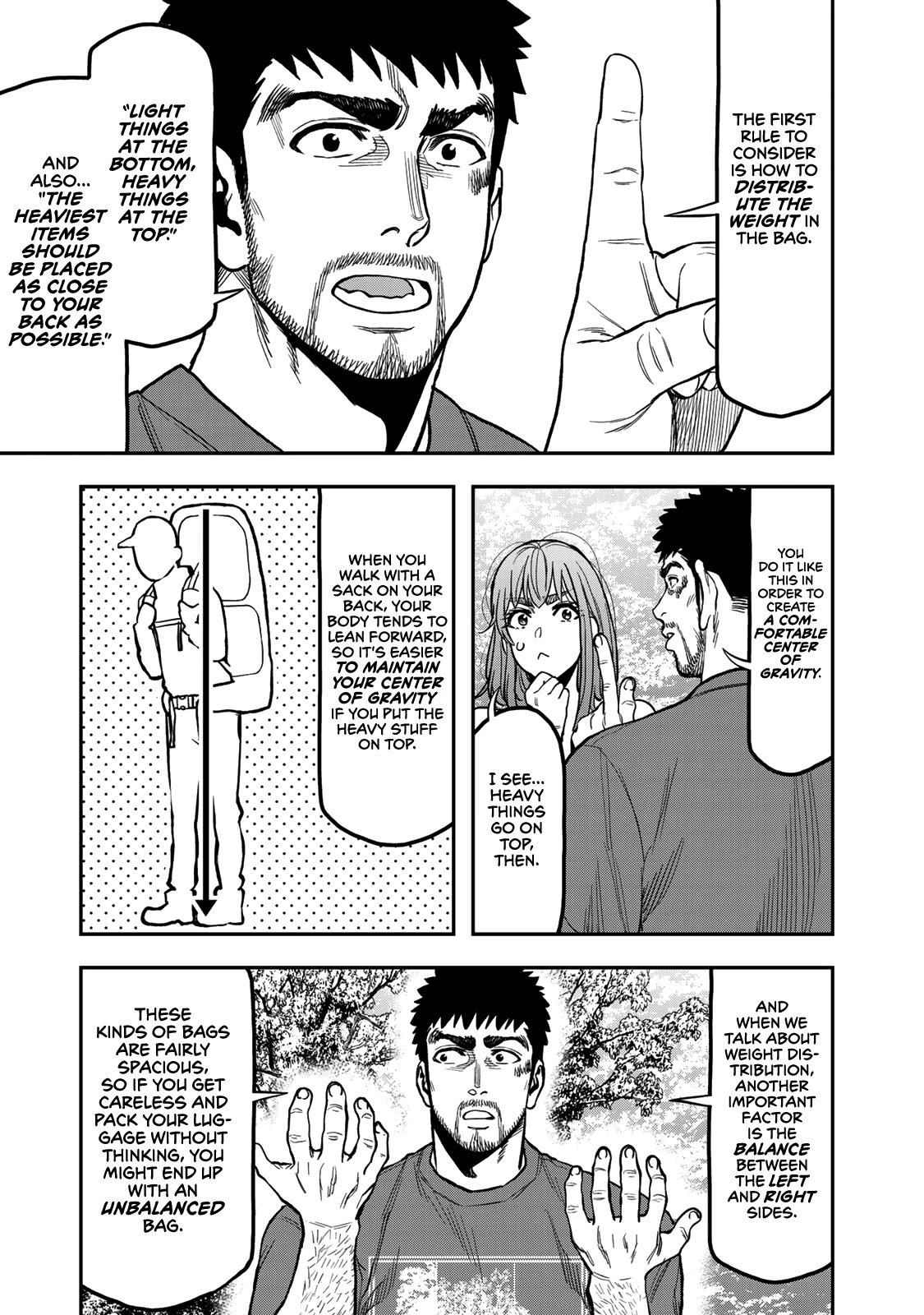 Futari Solo Camp Chapter 24 page 9 - Chapter 24: For God's sake, use your gear properly!